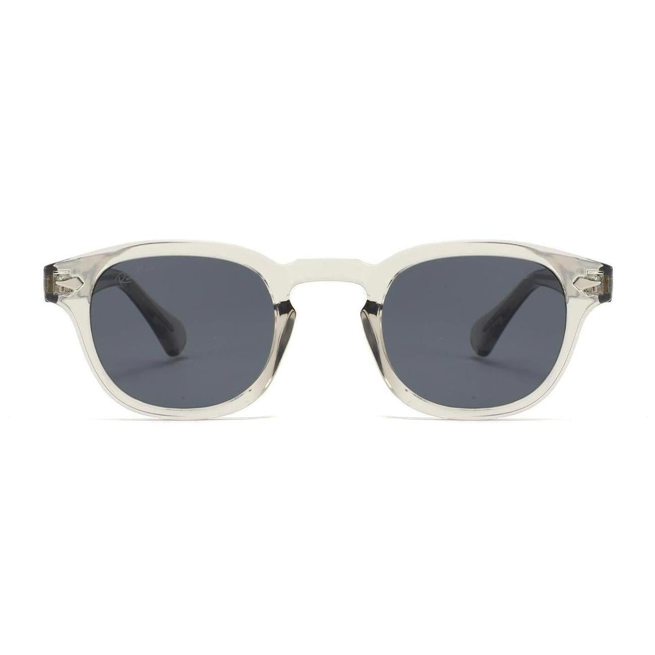 Lunettes de soleil AELYA Gris Clair & Noir - Rivellia®