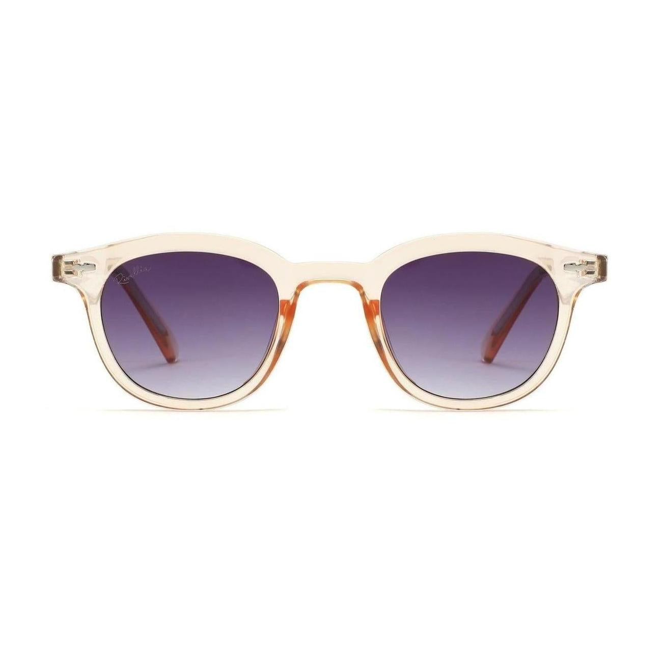 Lunettes de soleil NYRA Pêche Clair & Violet - Rivellia®