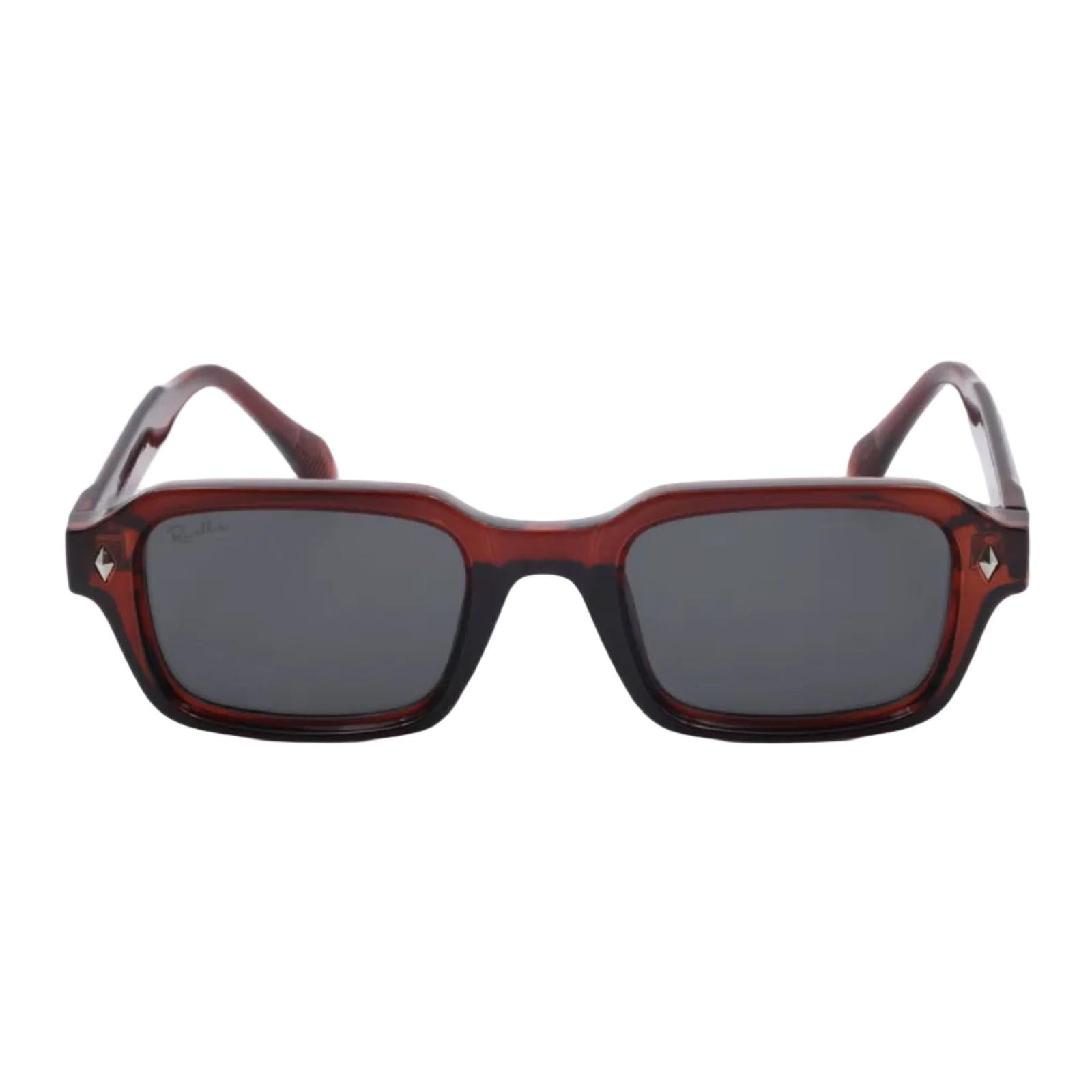 Lunettes de soleil SPLIT Rouge & Noir - Rivellia®