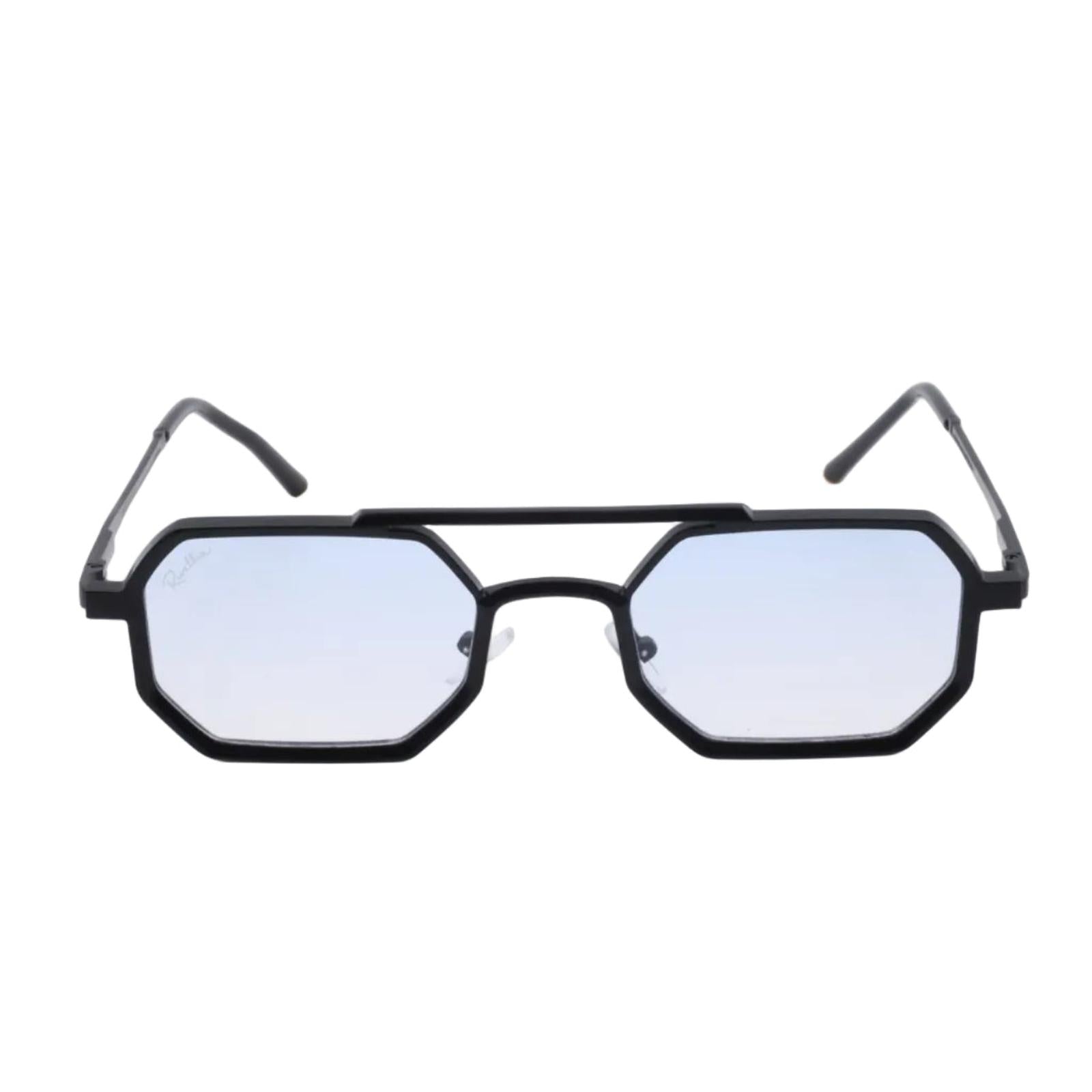 Lunettes de soleil LONDON Noir & Bleu Ciel - Rivellia®