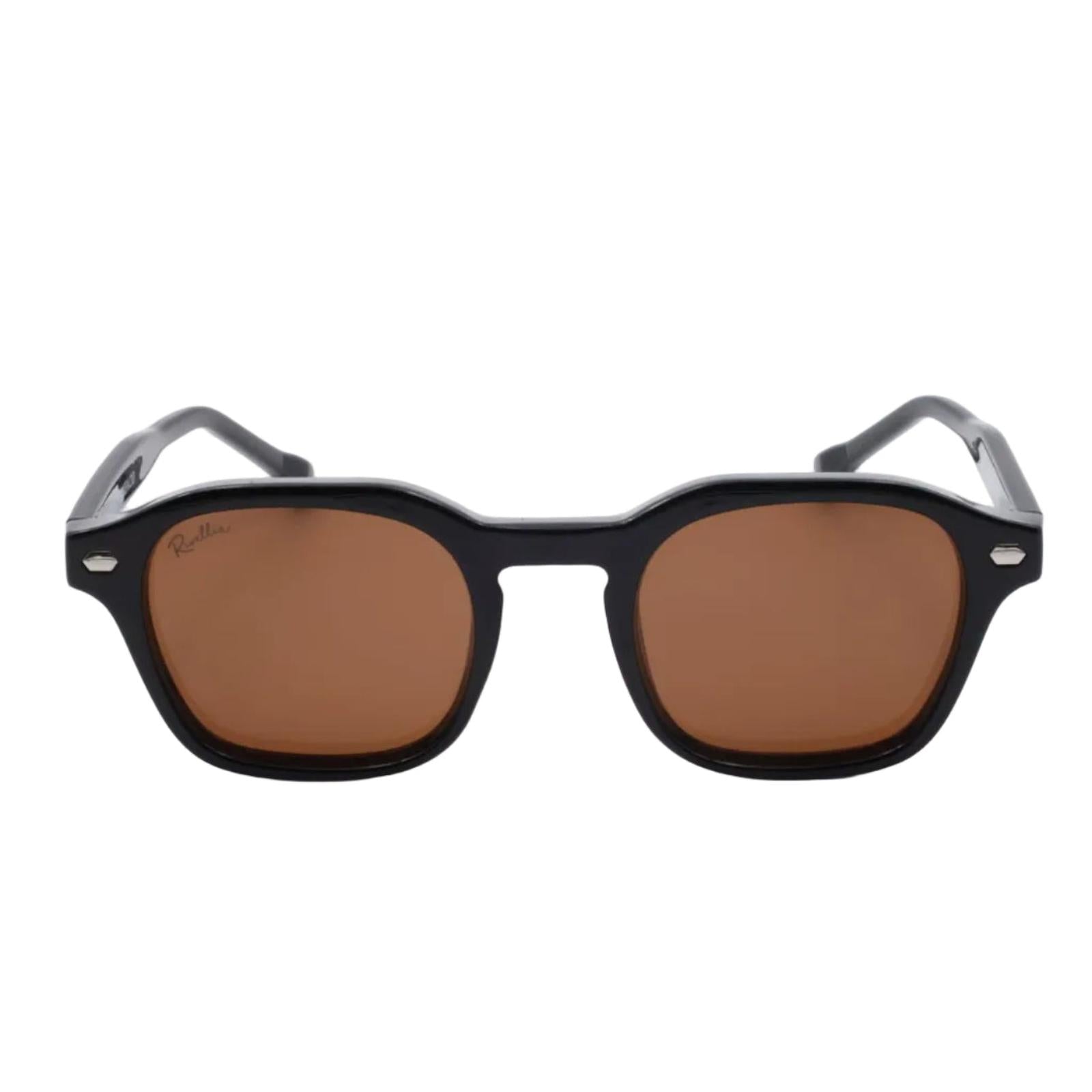 Lunettes de soleil BONIFACIO Noir & Marron - Rivellia®