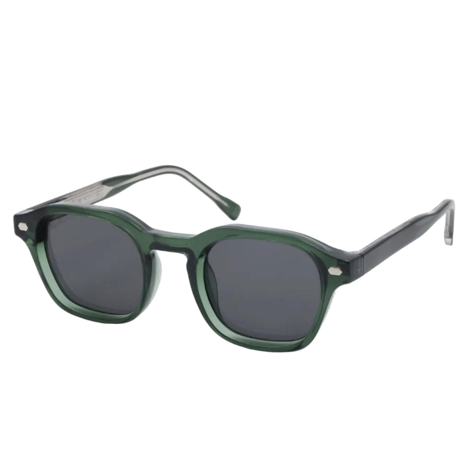 Lunettes de soleil BONIFACIO Vert & Noir - Rivellia®