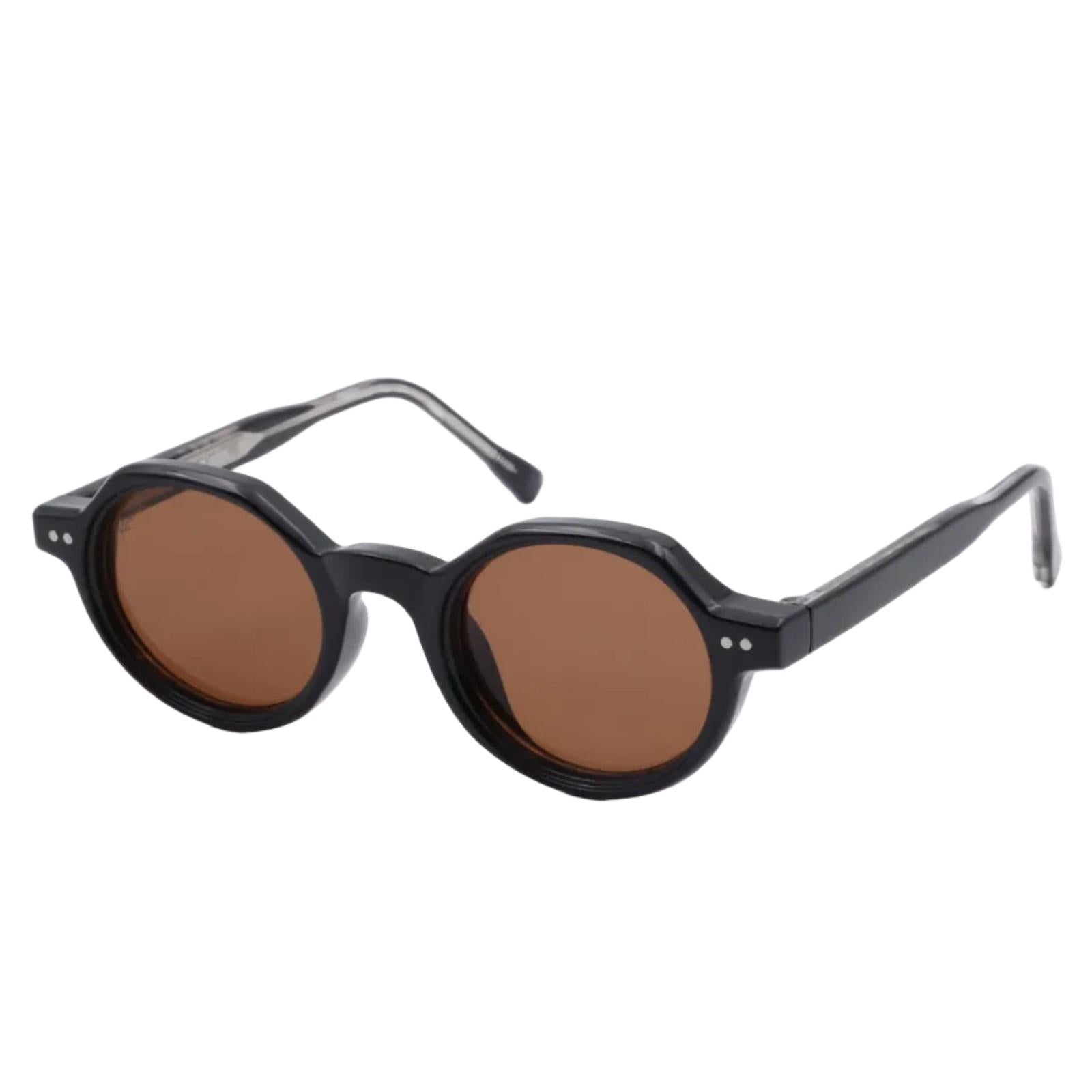 Lunettes de soleil VENISE Noir & Marron - Rivellia®