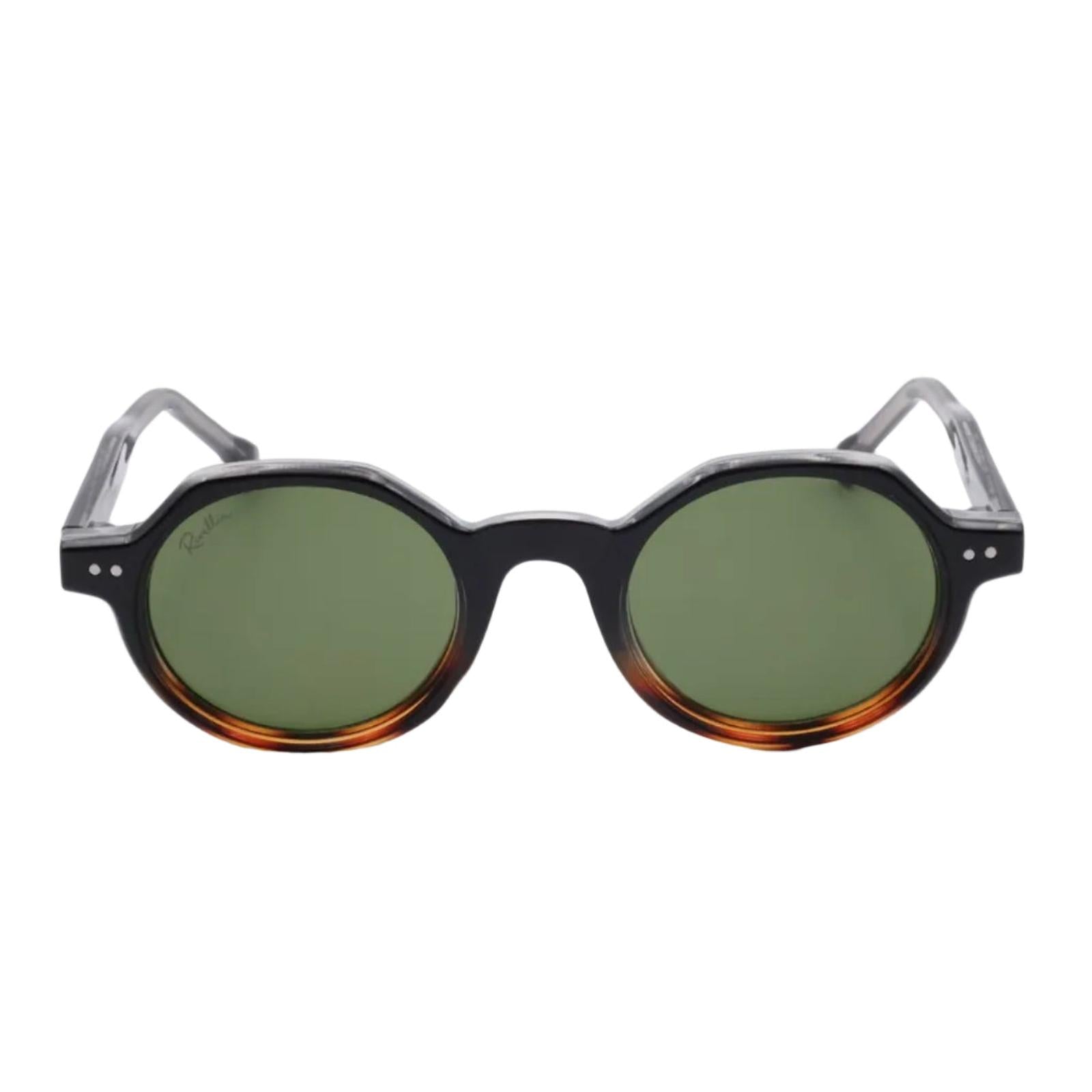 Lunettes de soleil VENISE Écaille & Vert - Rivellia®