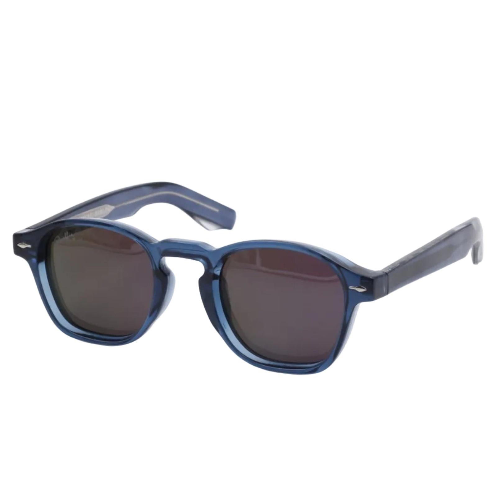 Lunettes de soleil BERLIN Bleu & Polarisés Violets - Rivellia®