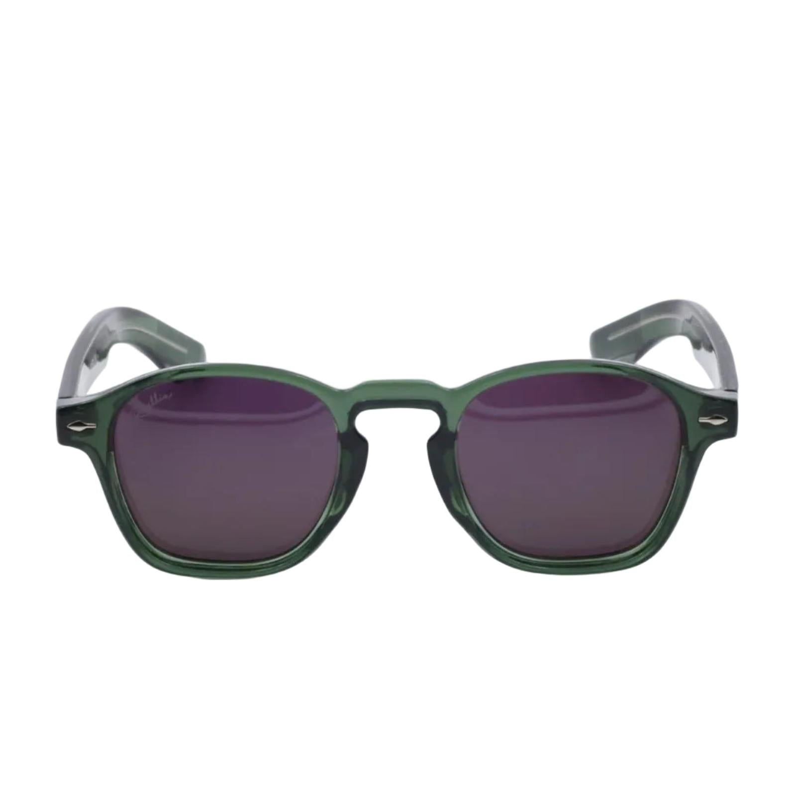 Lunettes de soleil BERLIN Vert & Polarisés Violets - Rivellia®