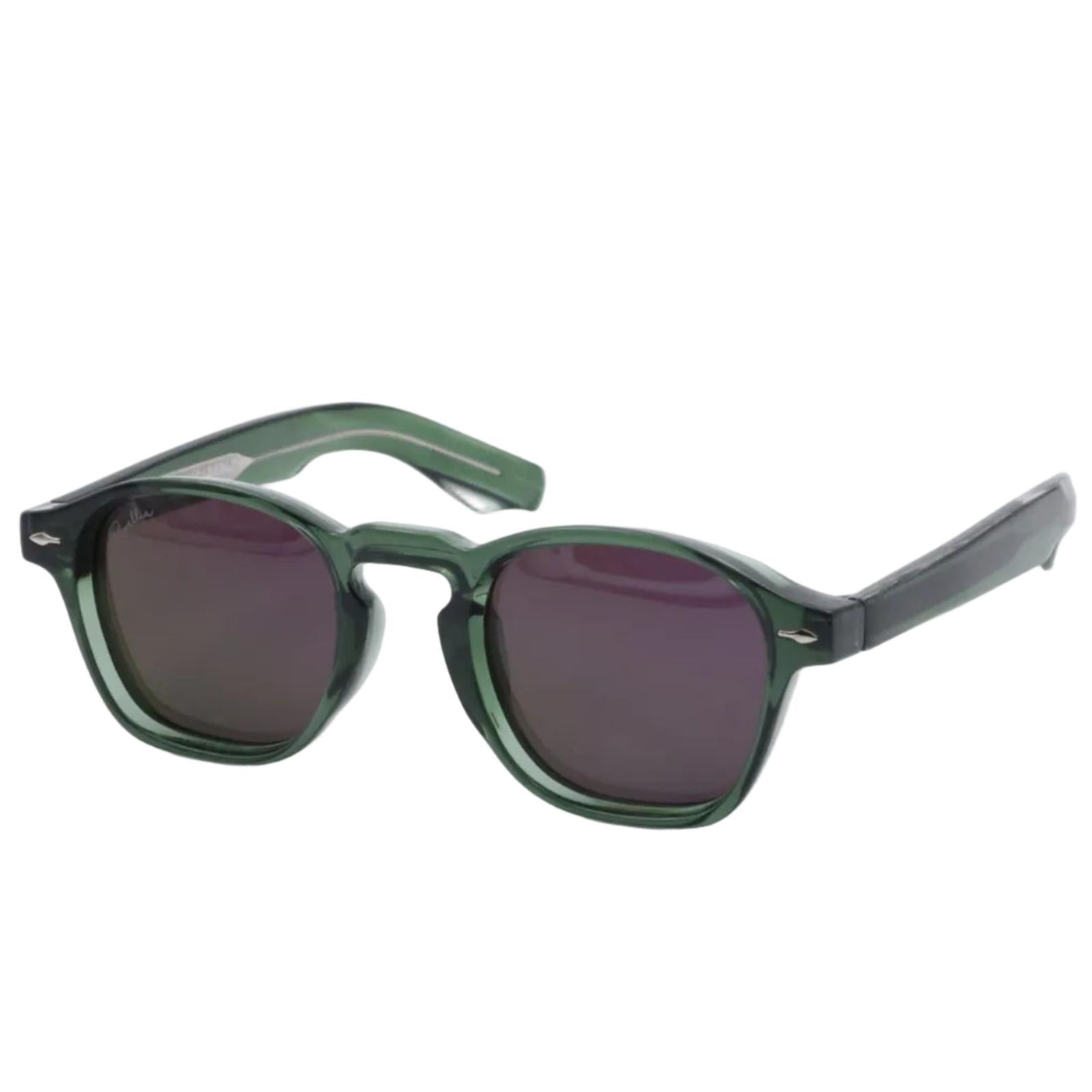 Lunettes de soleil BERLIN Vert & Polarisés Violets - Rivellia®