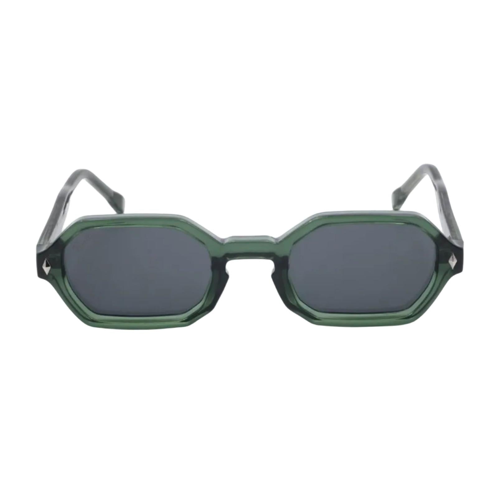 Lunettes de soleil ALICANTE Vert & Noir - Rivellia®