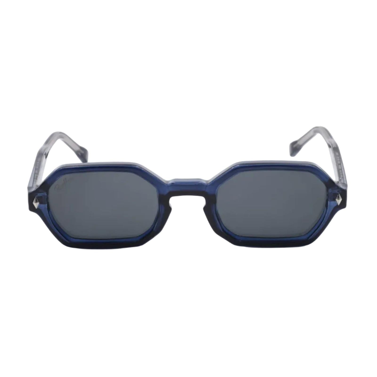 Lunettes de soleil ALICANTE Bleu & Noir - Rivellia®