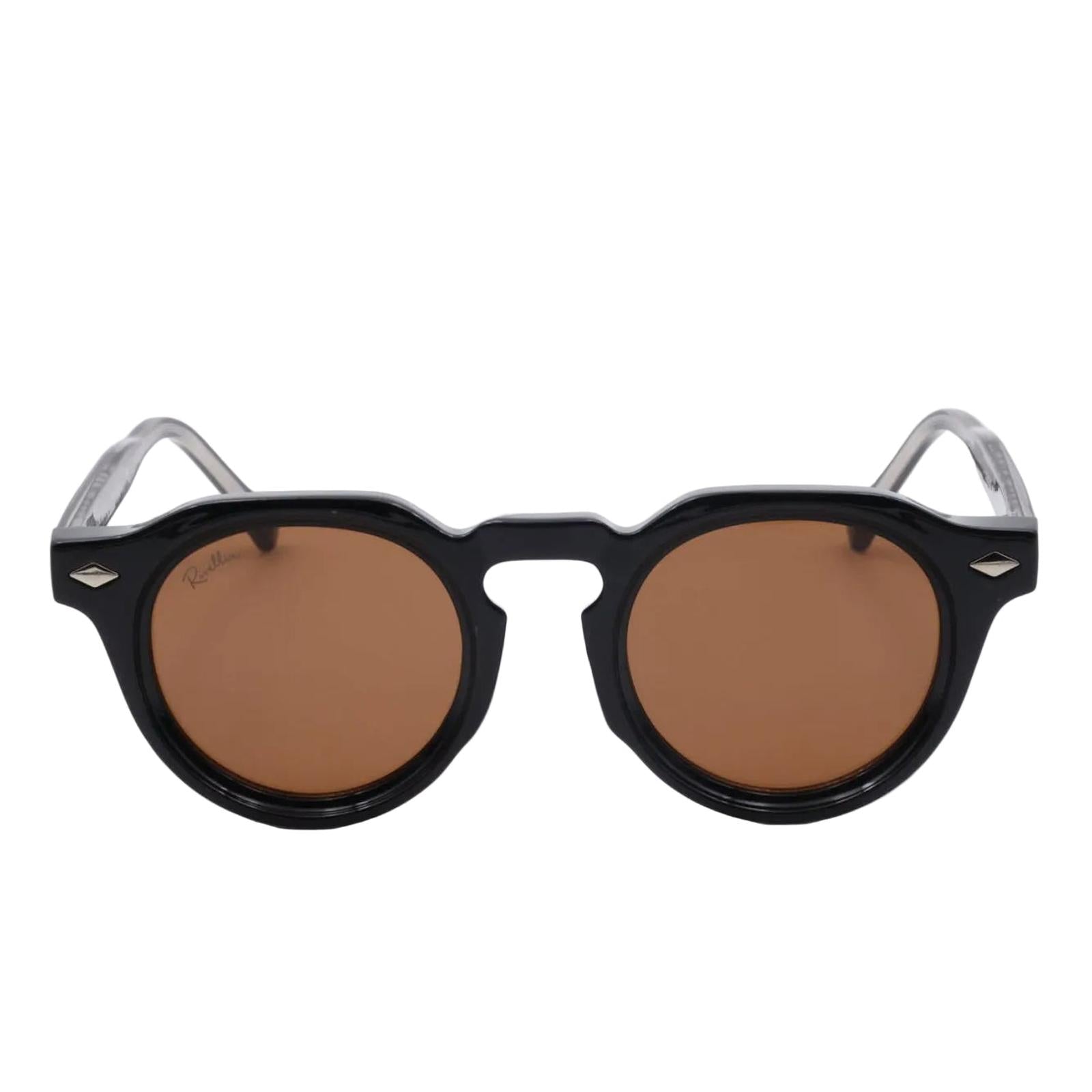 Lunettes de soleil PALMA Noir & Marron - Rivellia®