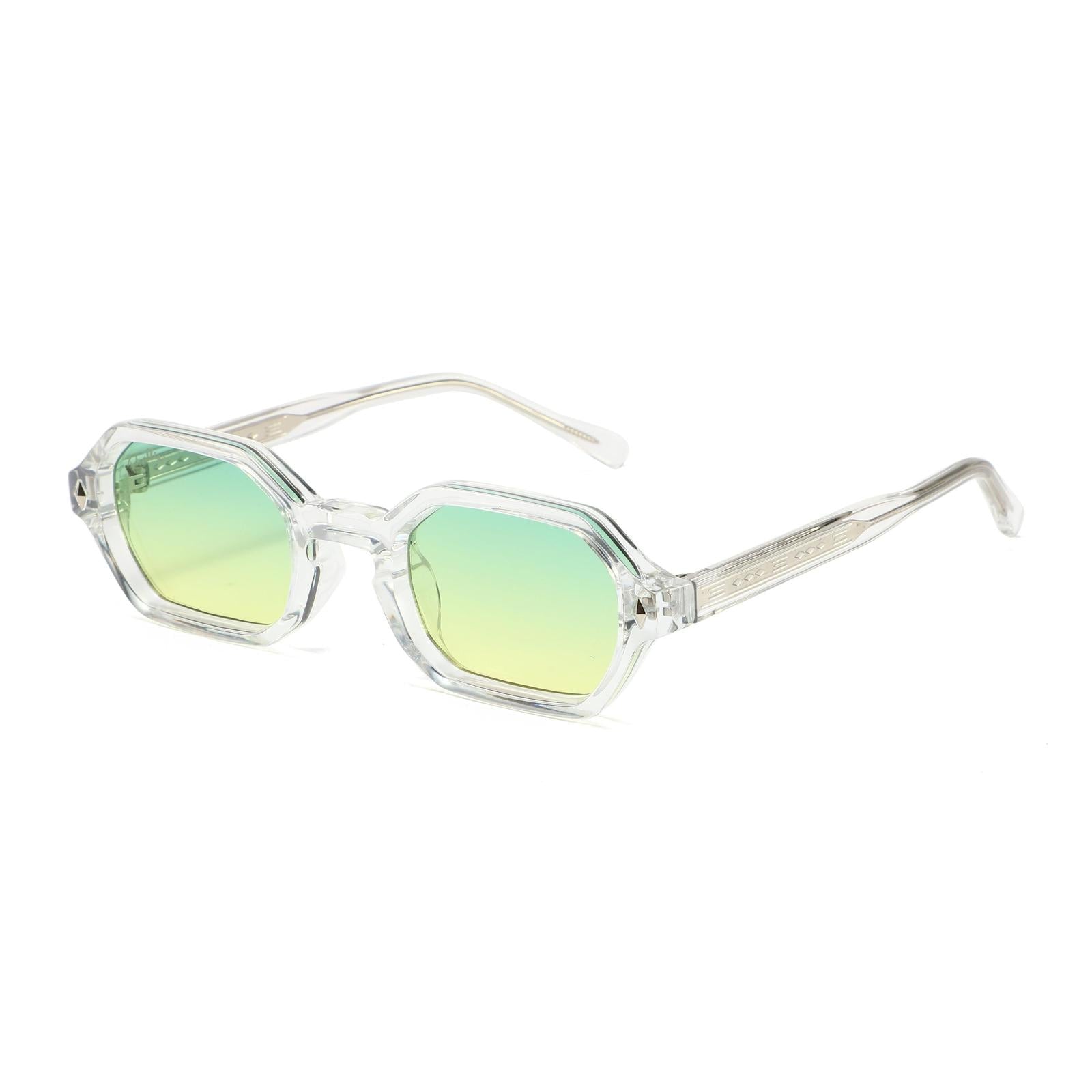 Lunettes de soleil NOREA Clair & Dégradé Vert Clair - Rivellia®
