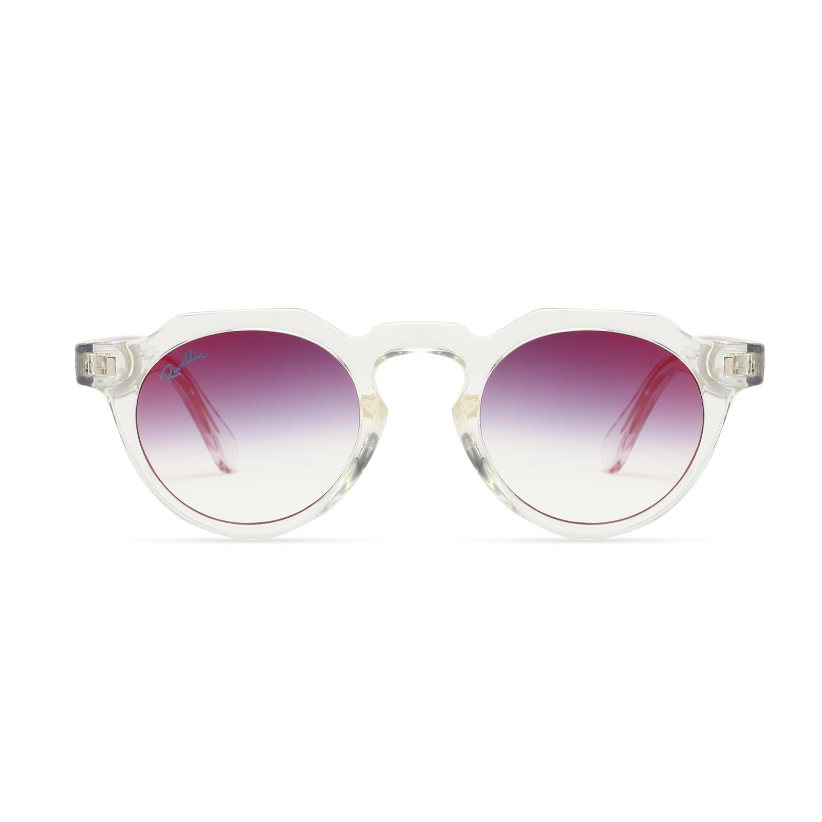 Lunettes de soleil DUNE Clair & Miroir Orange - Rivellia®