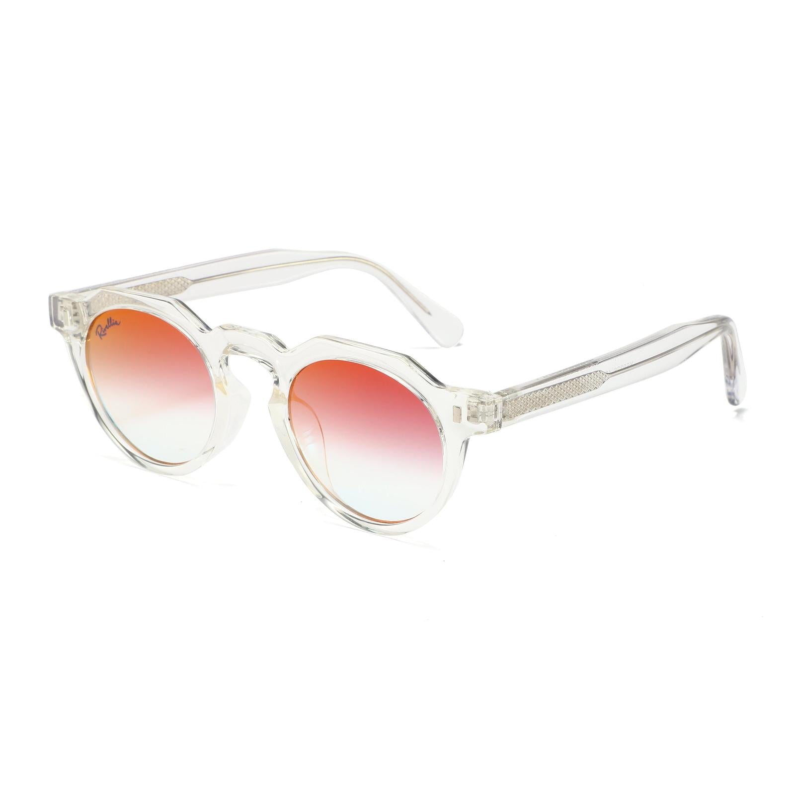Lunettes de soleil DUNE Clair & Miroir Orange - Rivellia®