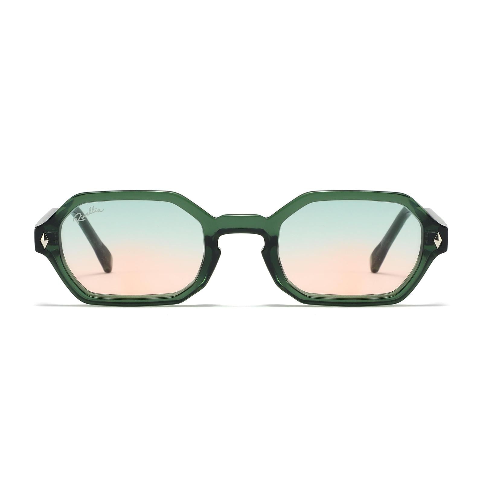 Lunettes de soleil NOREA Vert & Dégradé Rosé - Rivellia®