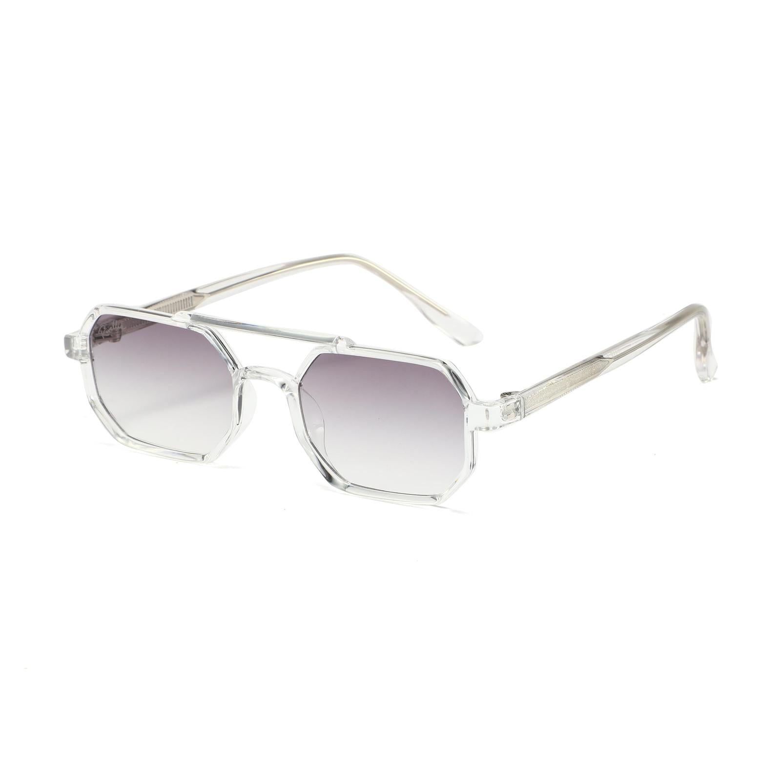 Lunettes de soleil LYARA Clair & Gris Clair - Rivellia®
