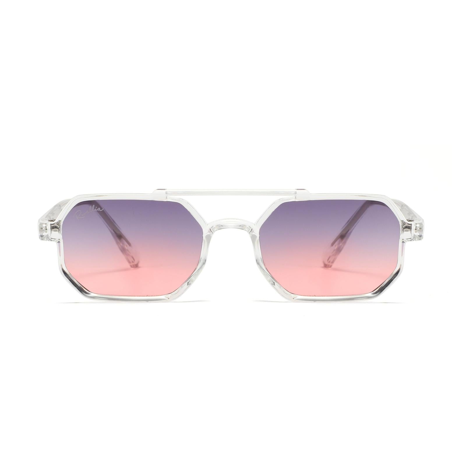 Lunettes de soleil LYARA Clair & Rose Dégradé - Rivellia®