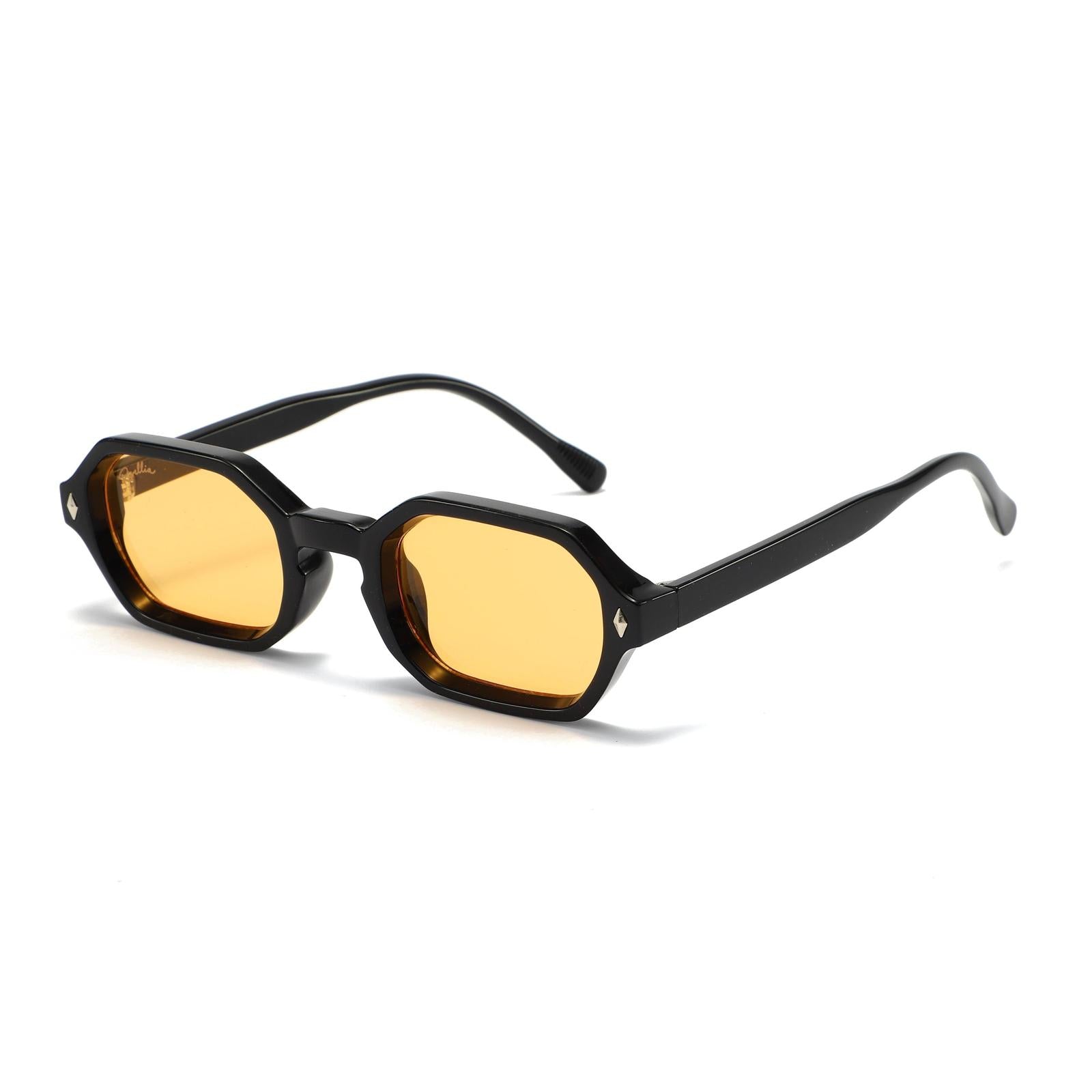 Lunettes de soleil NOREA Noir & Orange - Rivellia®