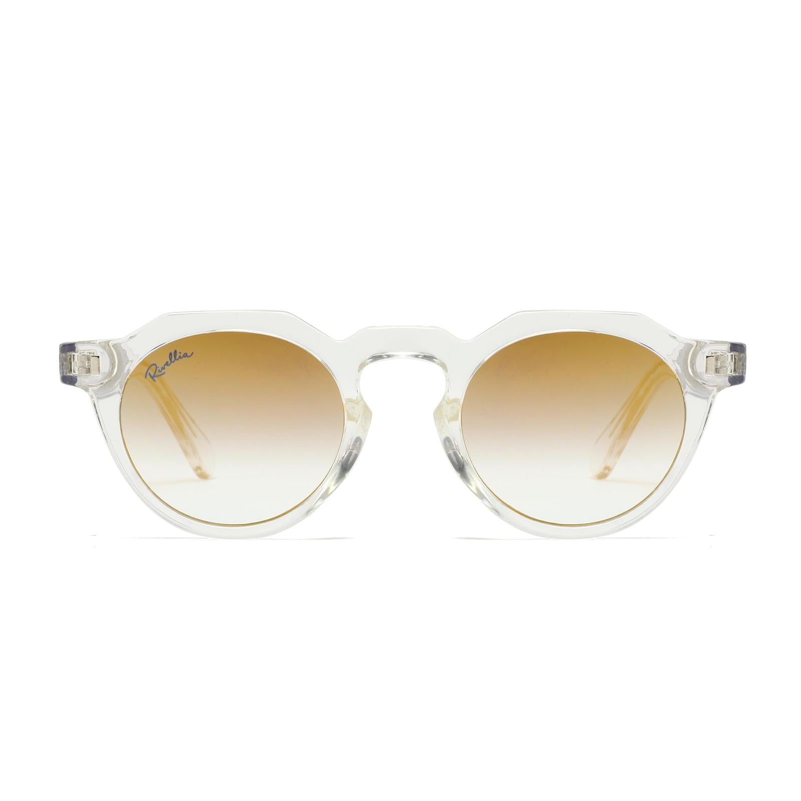 Lunettes de soleil DUNE Clair & Miroir Jaune - Rivellia®