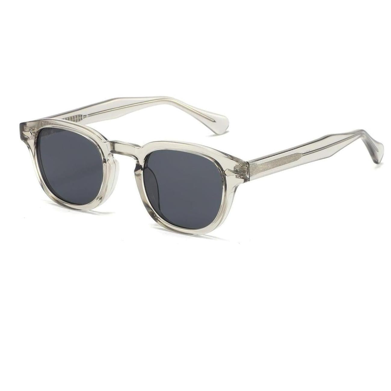 Lunettes de soleil AELYA Gris Clair & Noir - Rivellia®
