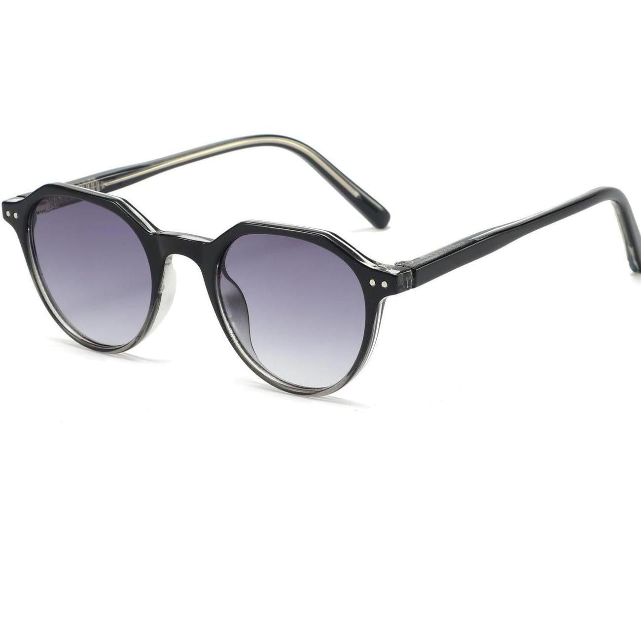 Lunettes de soleil SOLIS Noir Dégradé & Violet - Rivellia®
