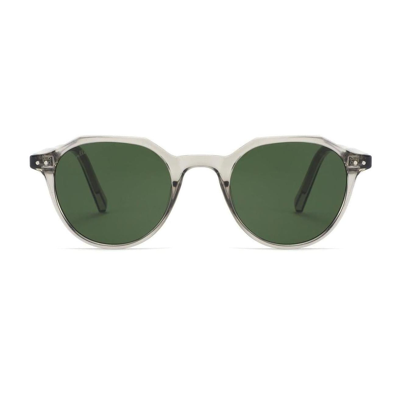 Lunettes de soleil SOLIS Gris Clair & Vert Sauvage - Rivellia®