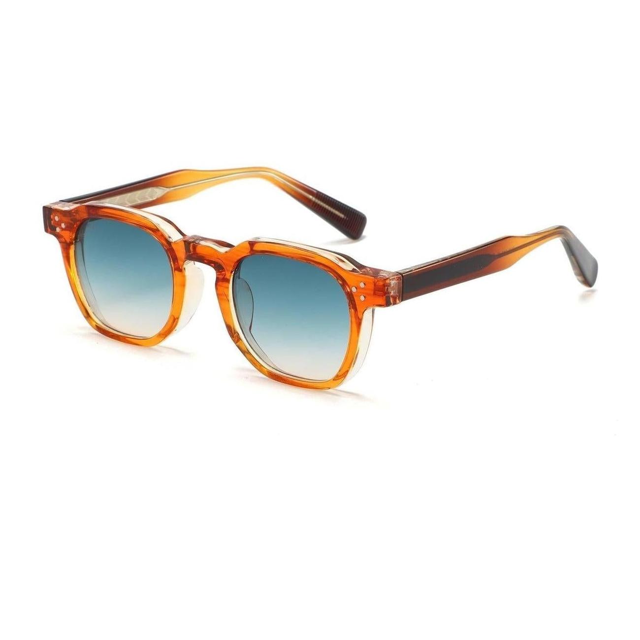 Lunettes de soleil THALEA Orange & Bleu - Rivellia®