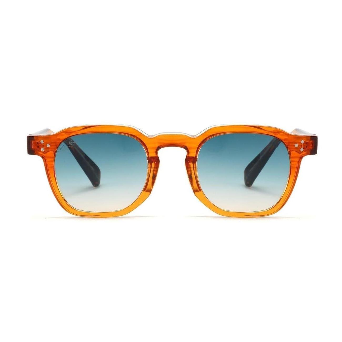 Lunettes de soleil THALEA Orange & Bleu - Rivellia®