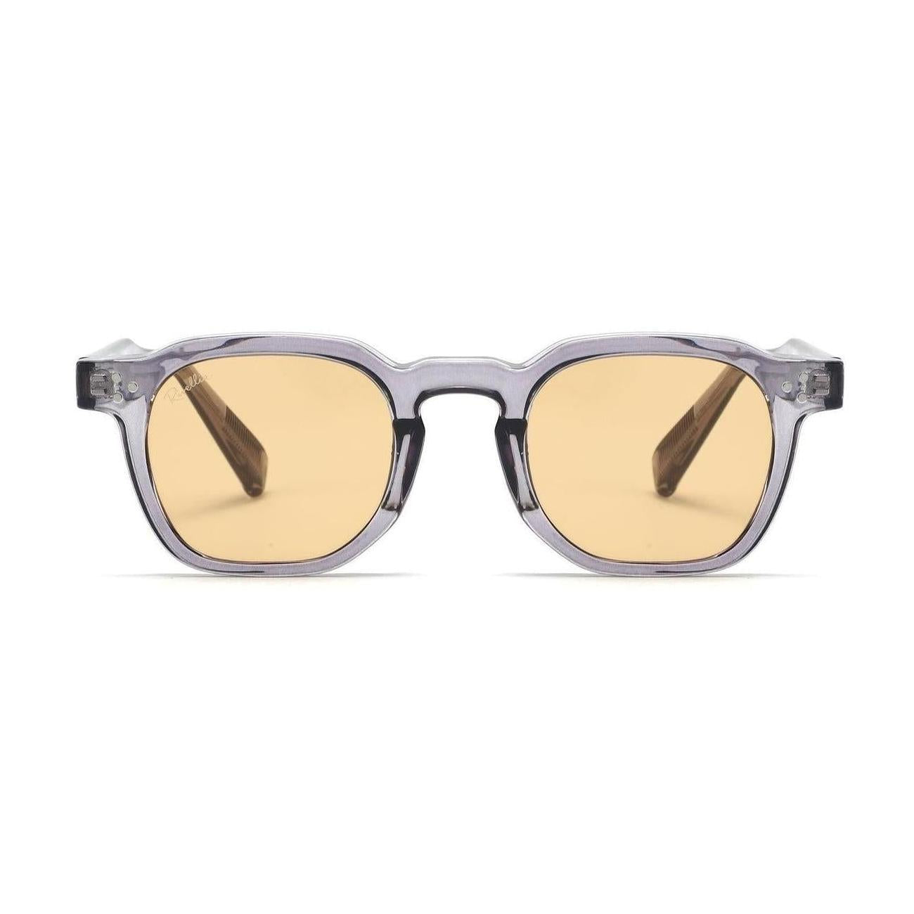 Lunettes de soleil THALEA Gris & Jaune - Rivellia®