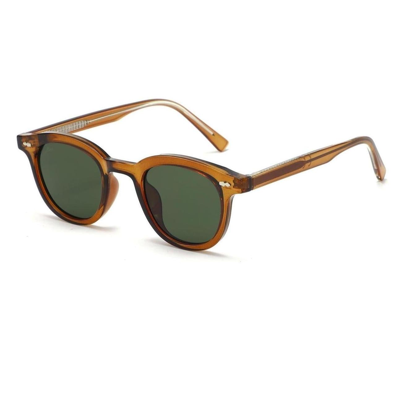 Lunettes de soleil NYRA Marron & Vert Sauvage - Rivellia®