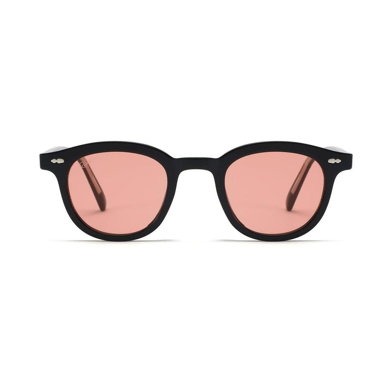 Lunettes de soleil NYRA Noir & Rose - Rivellia®