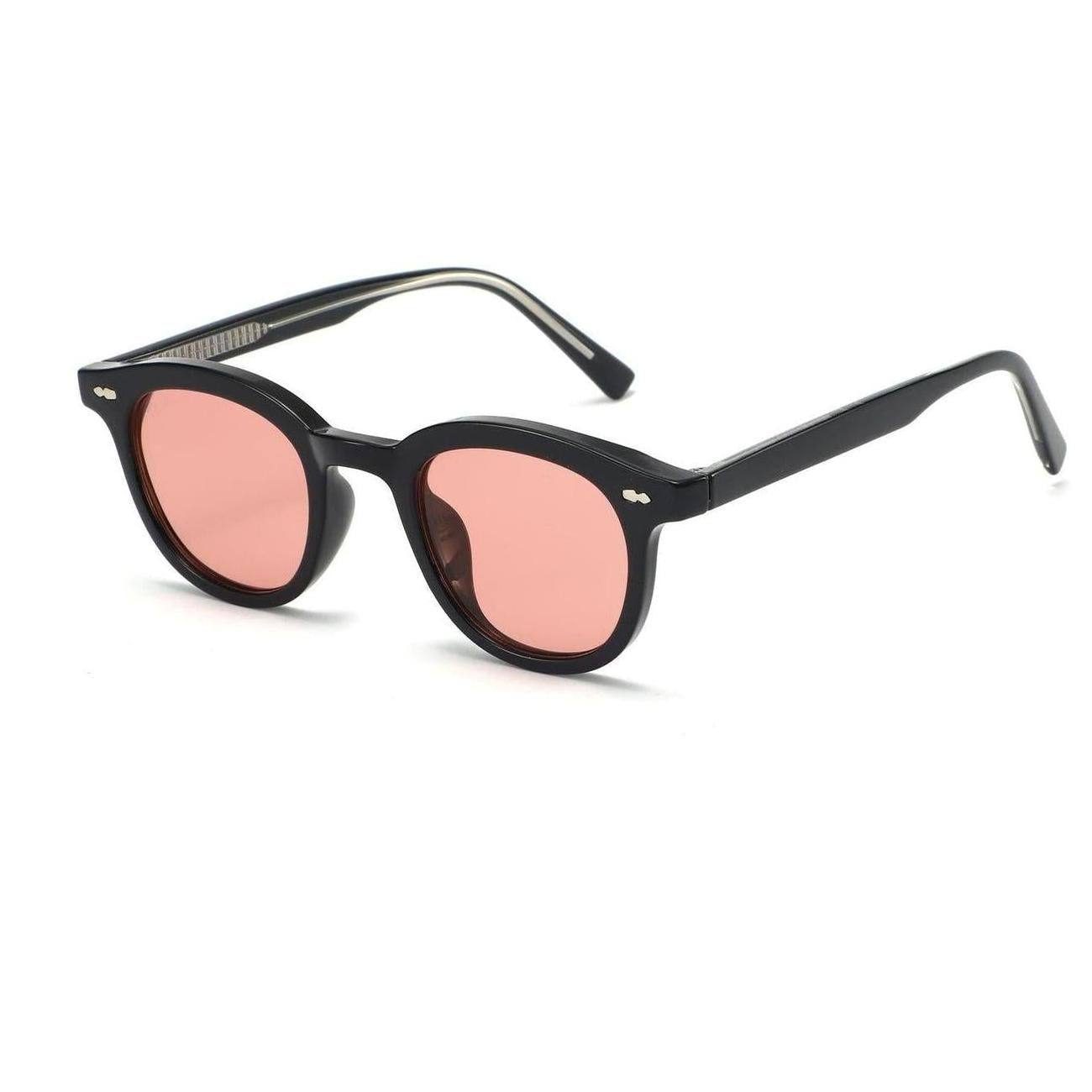 Lunettes de soleil NYRA Noir & Rose - Rivellia®