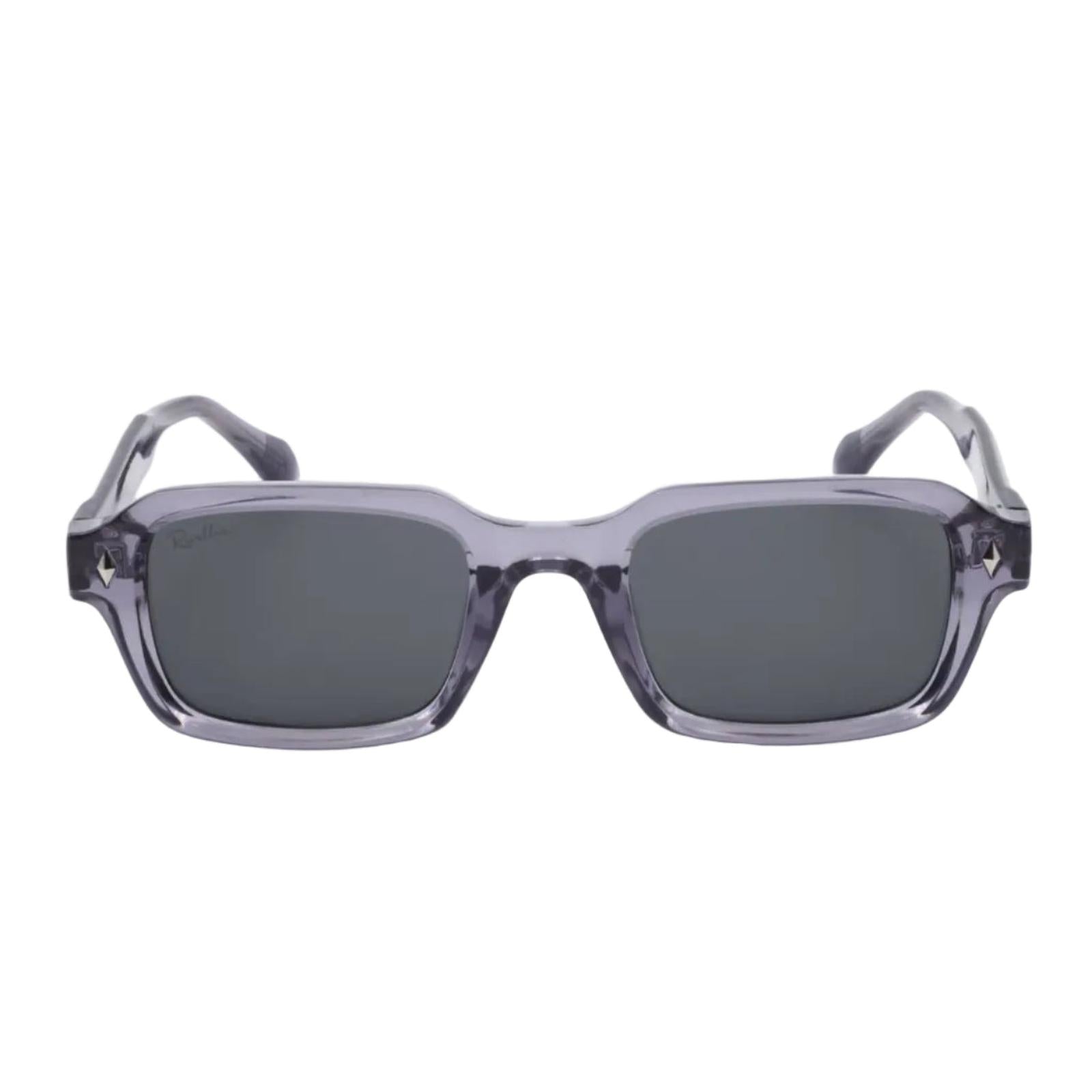 Lunettes de soleil SPLIT Clair Bleu & Noir - Rivellia®