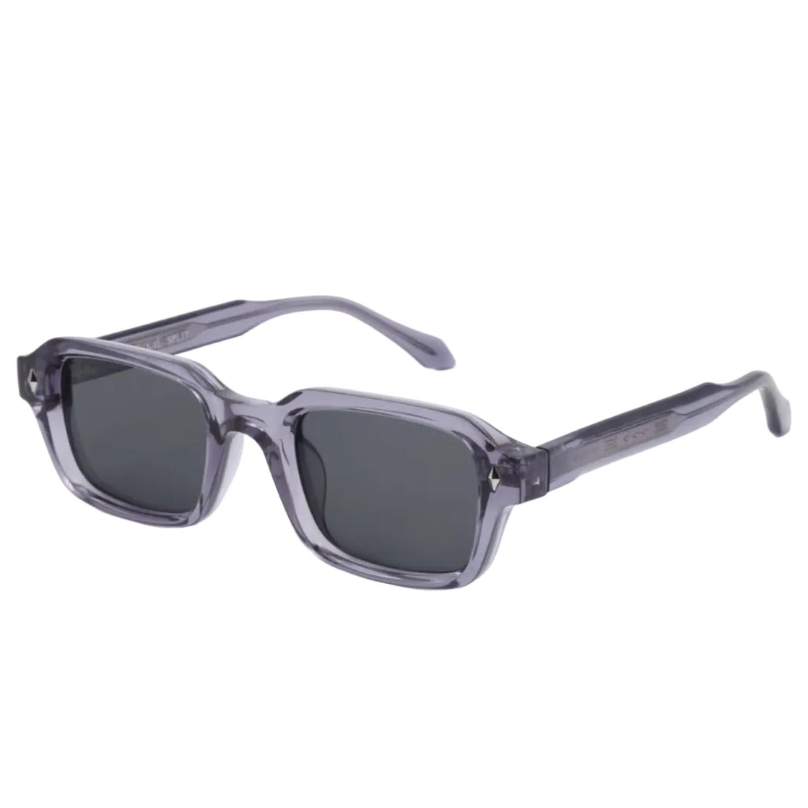 Lunettes de soleil SPLIT Clair Bleu & Noir - Rivellia®