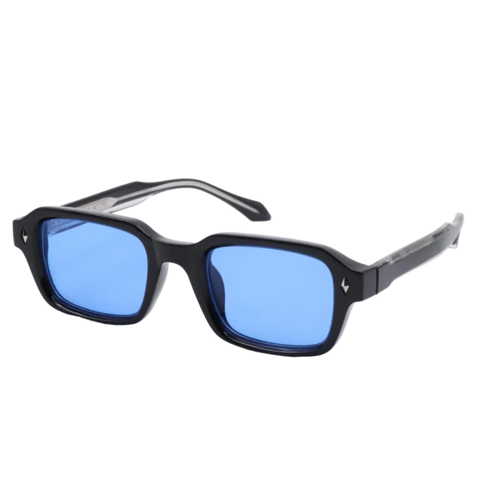 Lunettes de soleil SPLIT Noir - Bleu Rivellia®