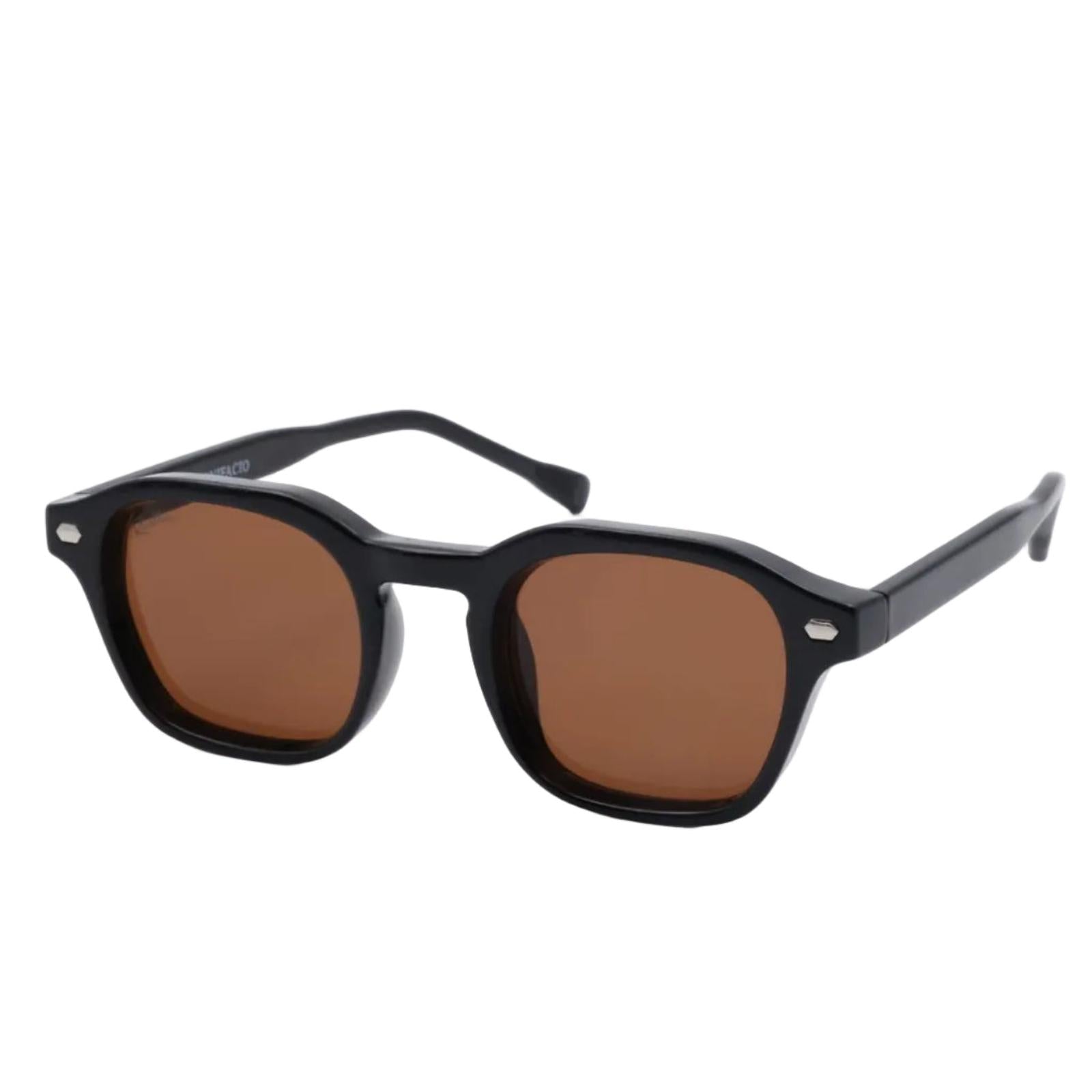Lunettes de soleil BONIFACIO Noir & Marron - Rivellia®