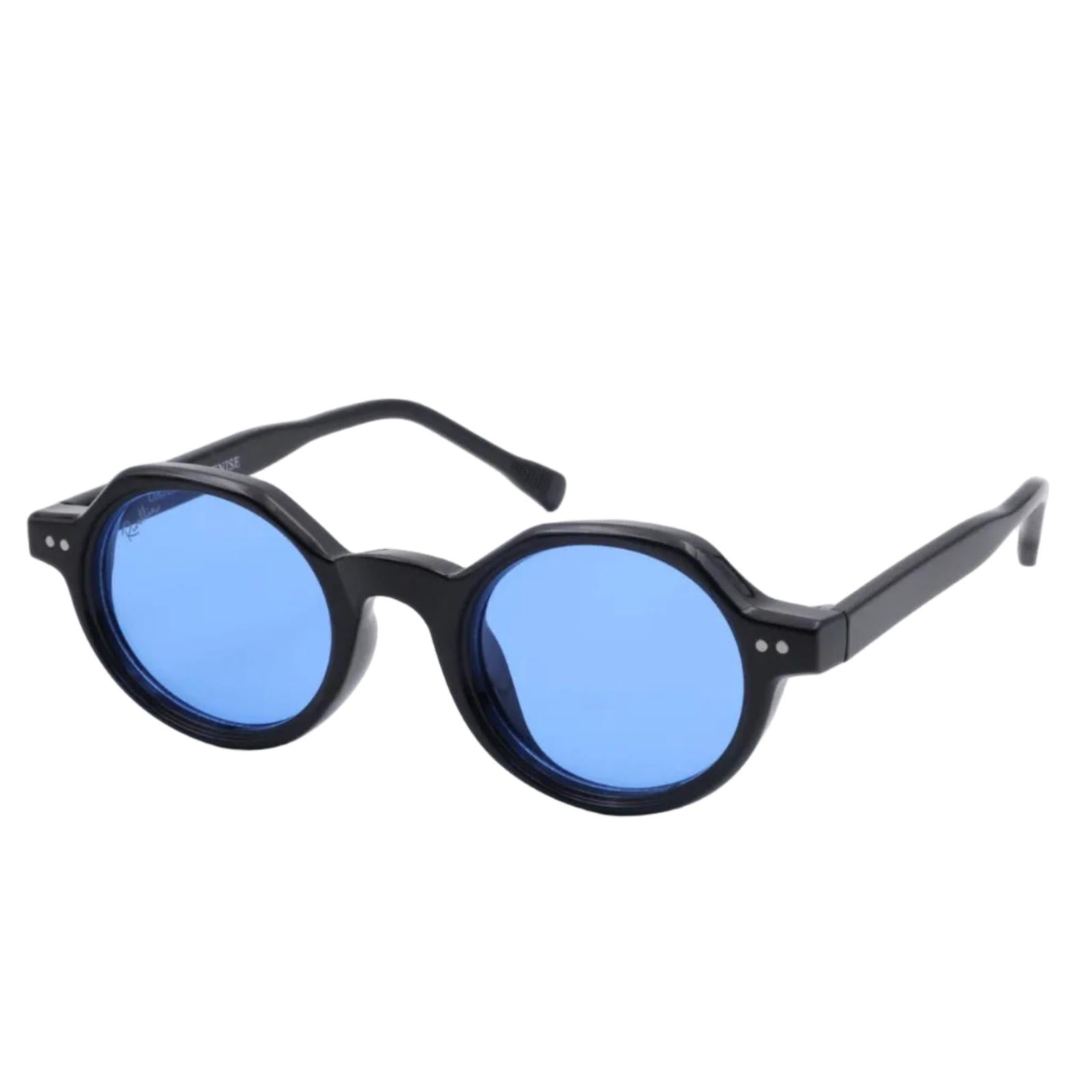 Lunettes de soleil VENISE Noir & Bleu - Rivellia®