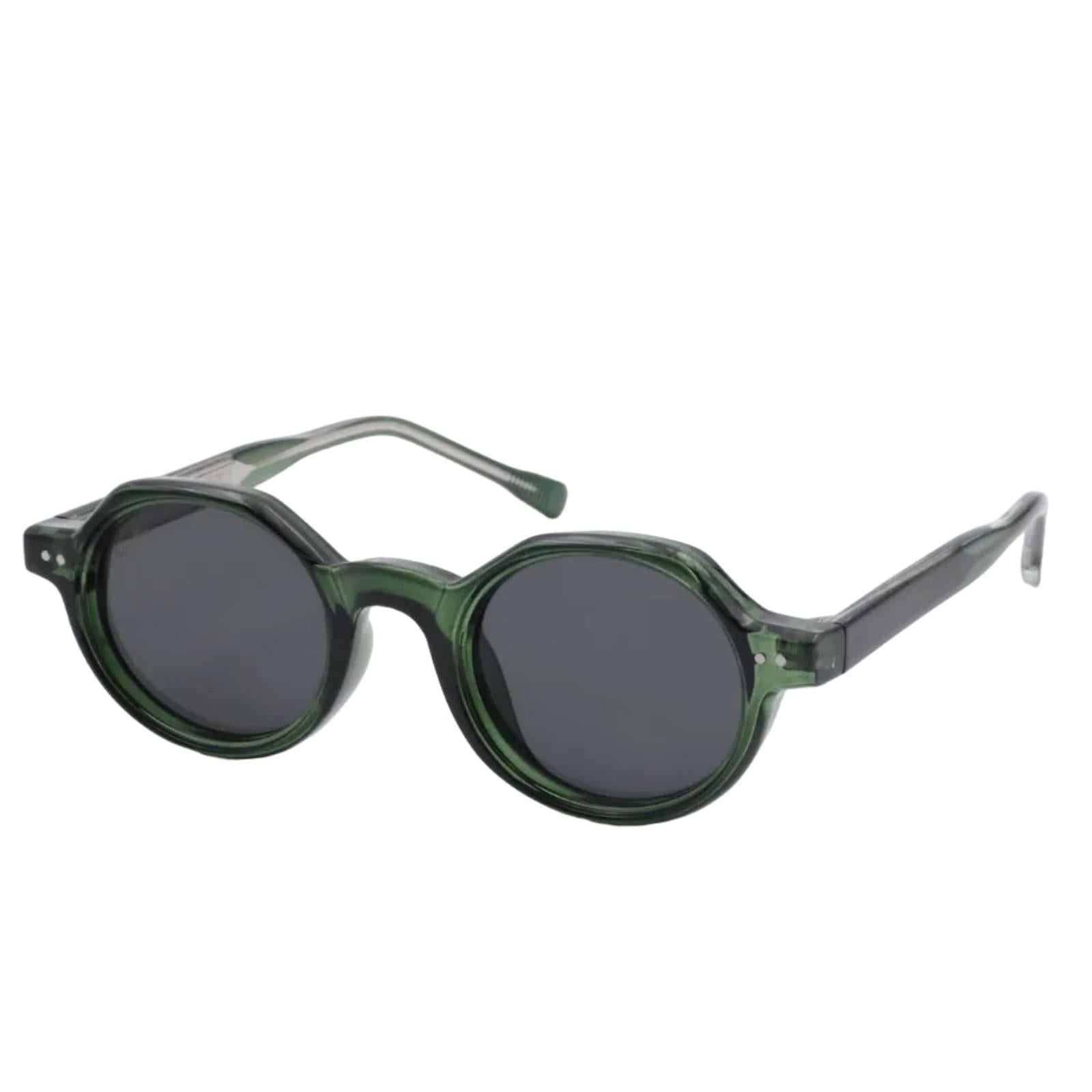 Lunettes de soleil VENISE Vert & Noir - Rivellia®