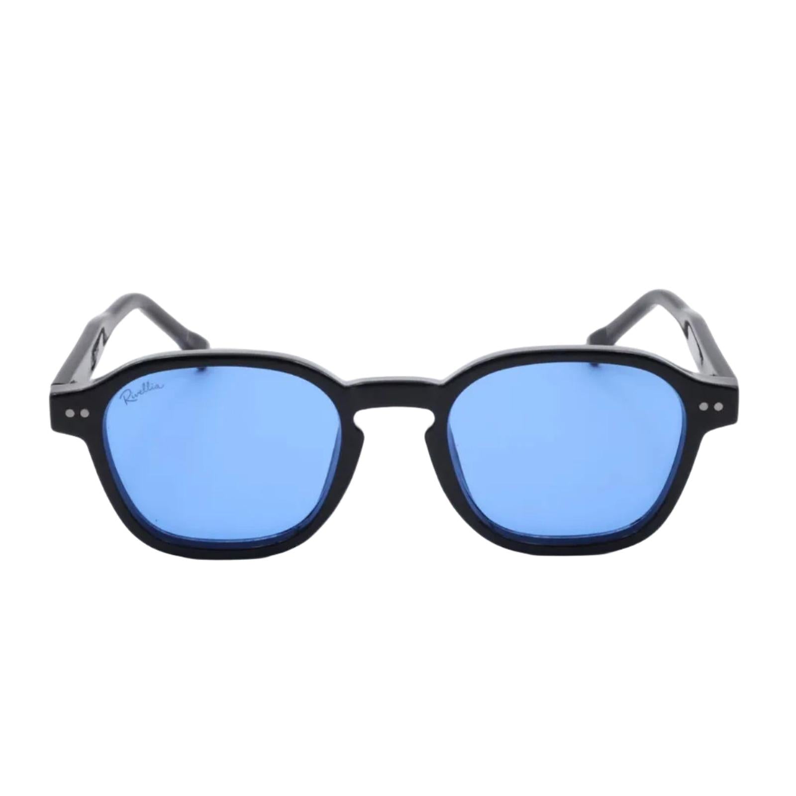 Lunettes de soleil PARIS Noir & Bleu - Rivellia®