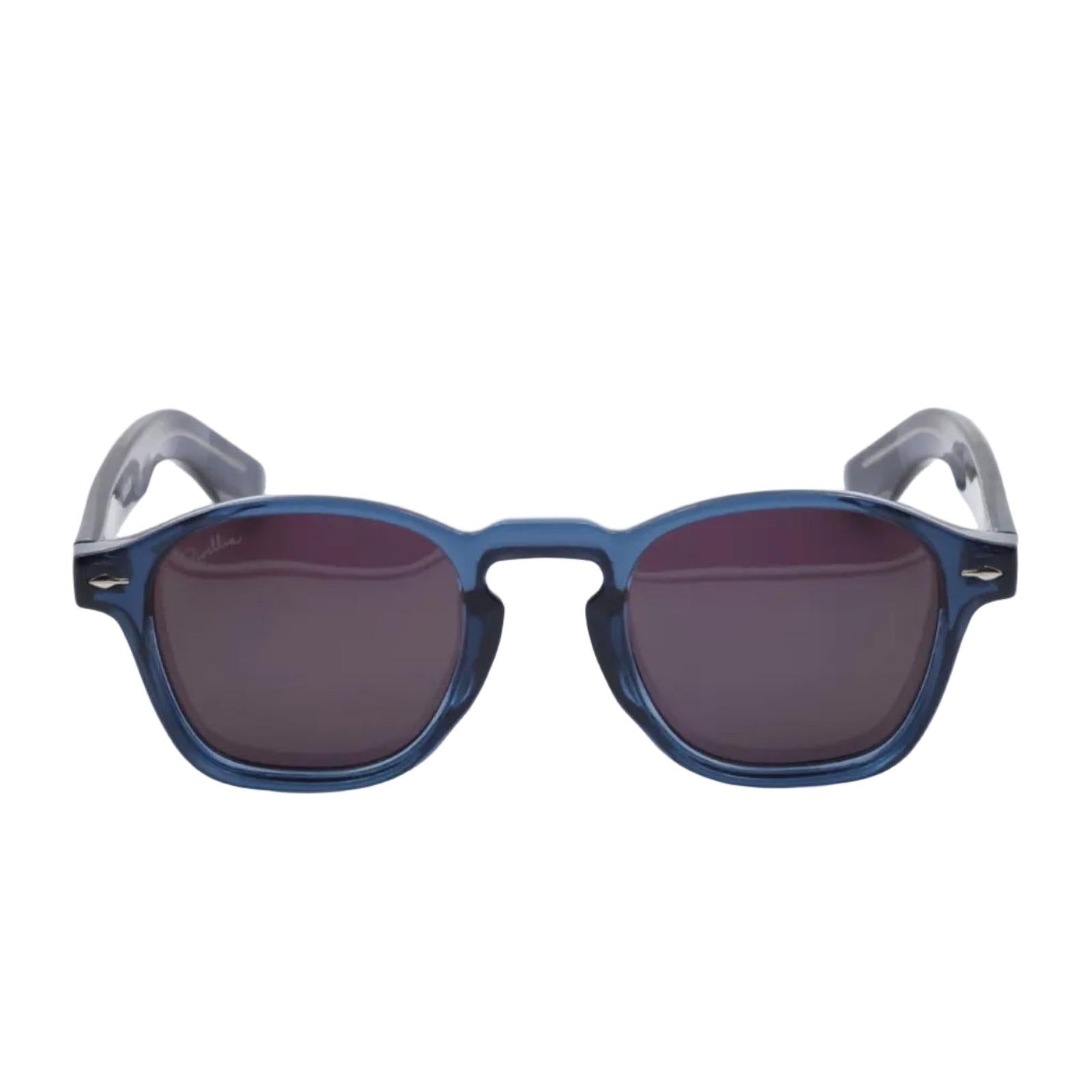Lunettes de soleil BERLIN Bleu & Polarisés Violets - Rivellia®