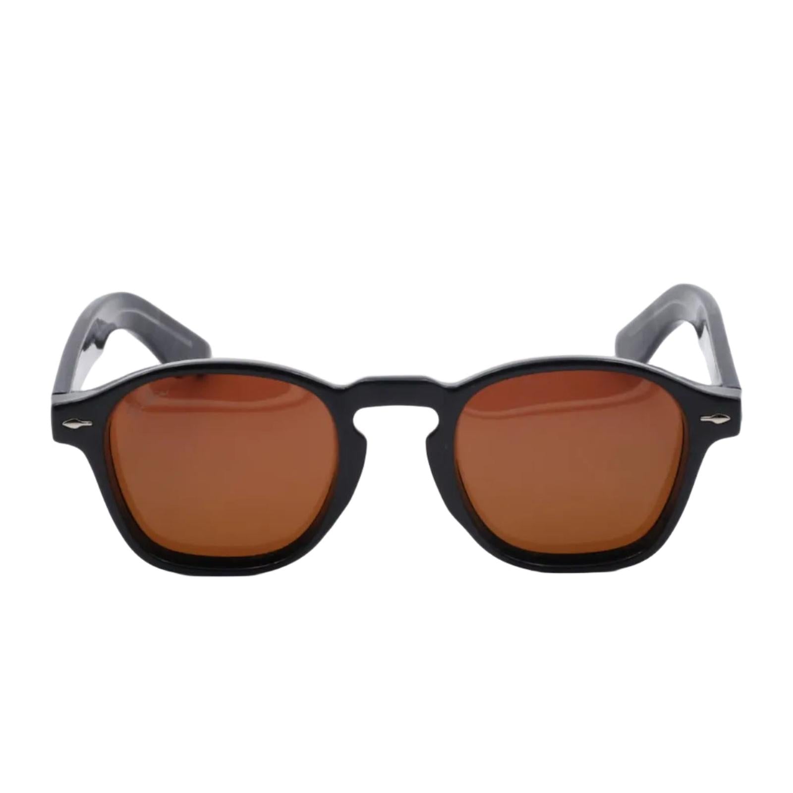 Lunettes de soleil BERLIN Noir & Polarisés Marrons - Rivellia®