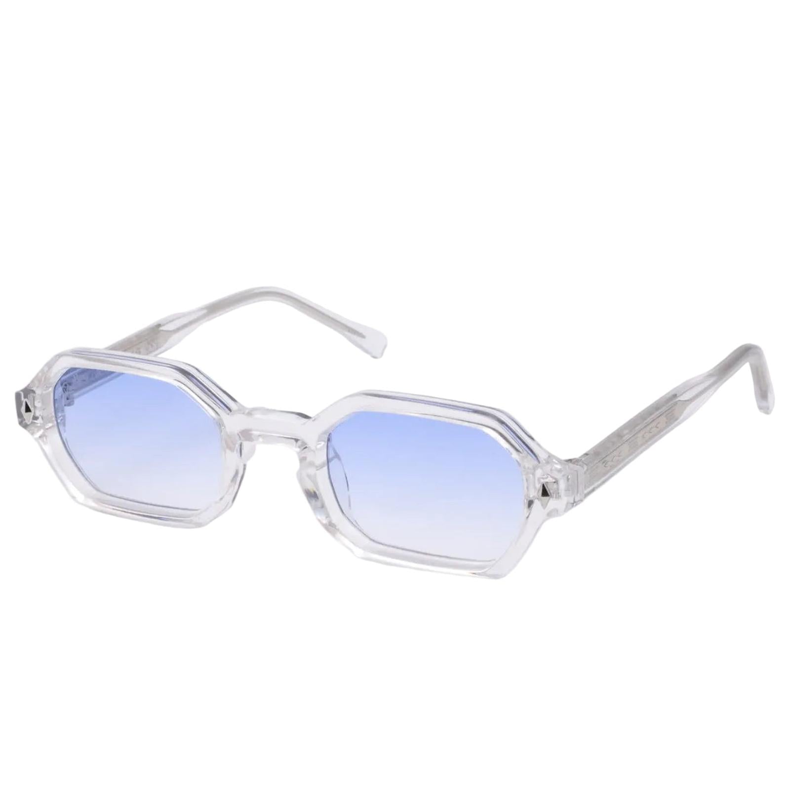 Lunettes de soleil ALICANTE Clair & Bleu Ciel - Rivellia®