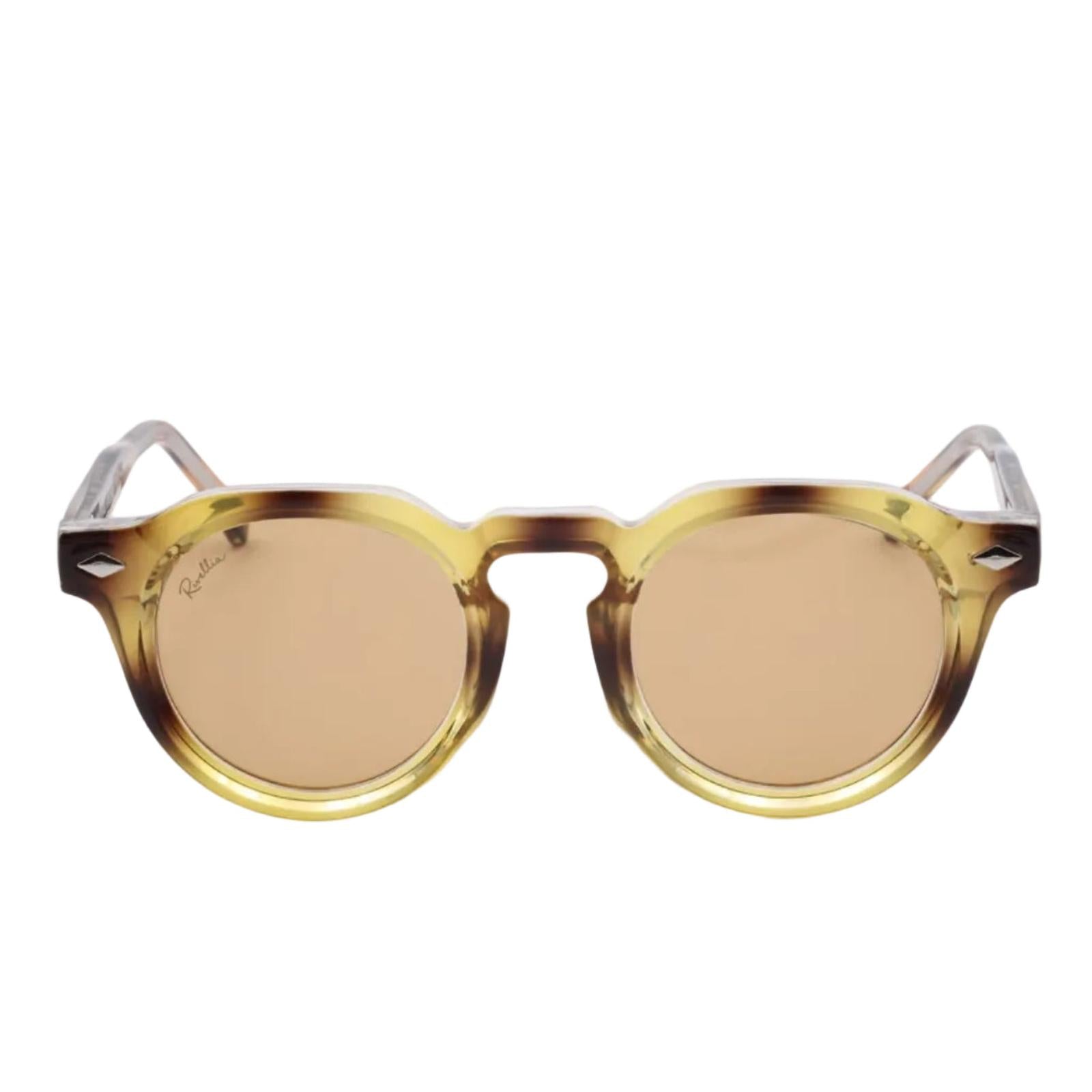 Lunettes de soleil PALMA Écaille & Brun Clair - Rivellia®