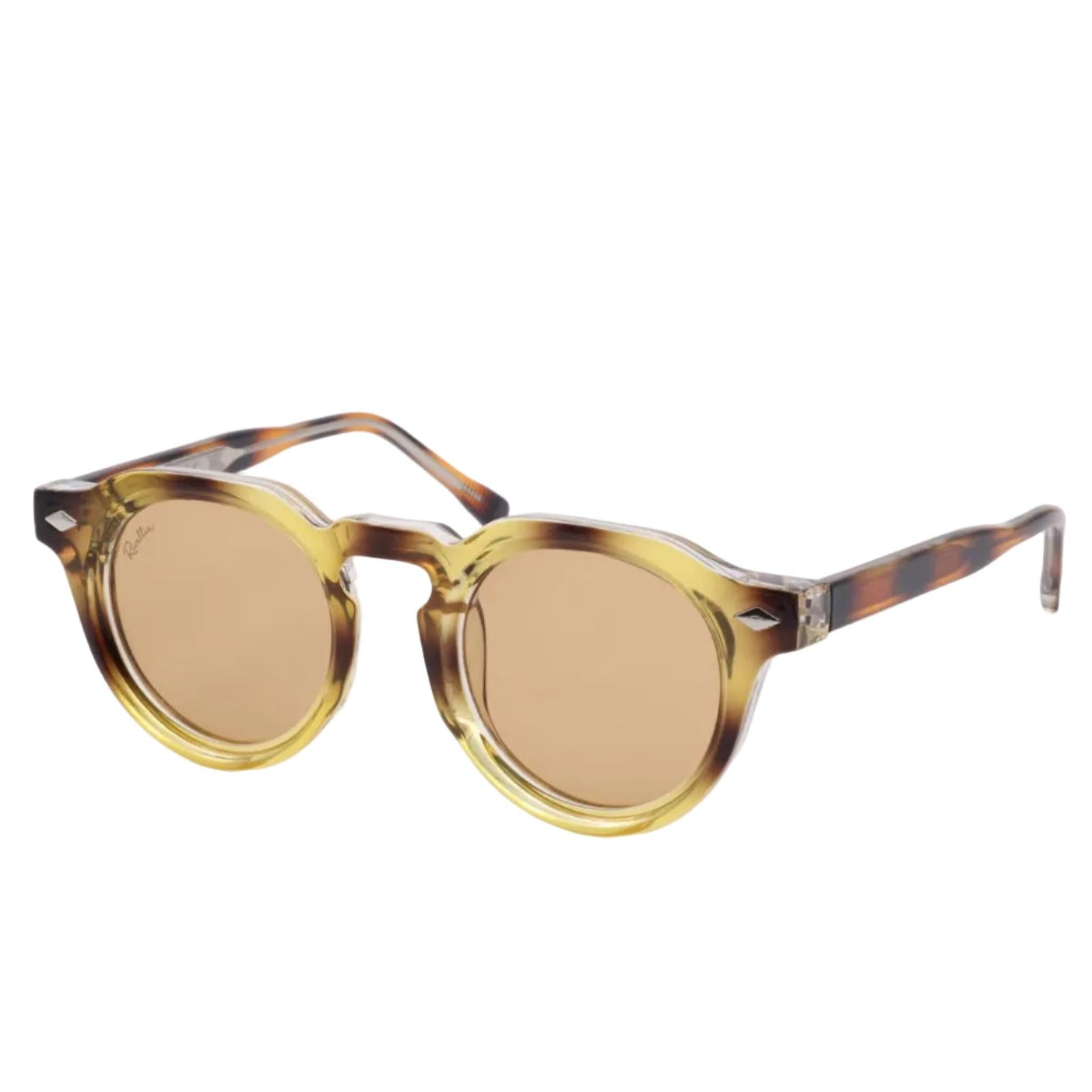 Lunettes de soleil PALMA Écaille & Brun Clair - Rivellia®