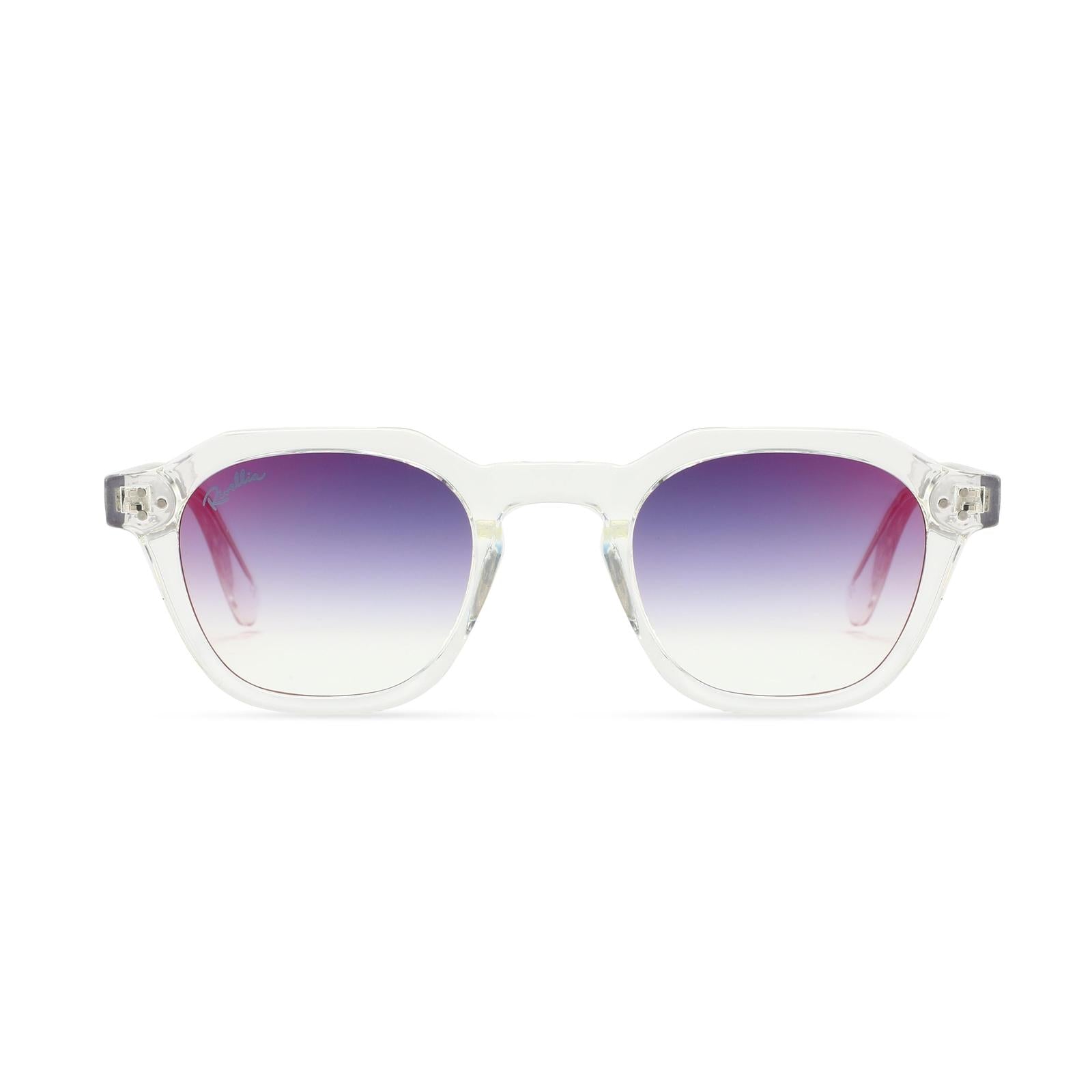 Lunettes de soleil AURA Clair & Miroir Orange - Rivellia®