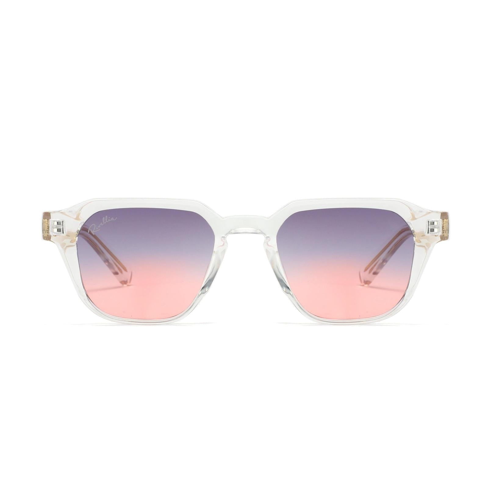 Lunettes de soleil ISKA Clair & Violet Dégradé - Rivellia®