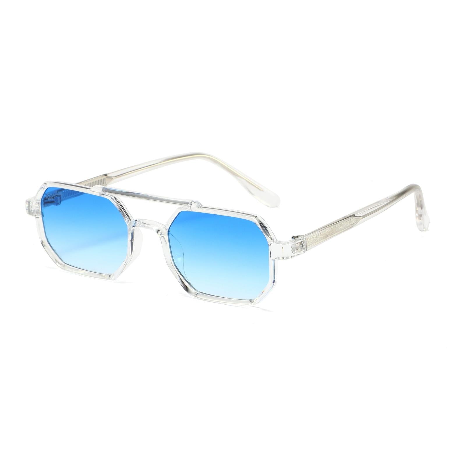 Lunettes de soleil LYARA Clair & Bleu - Rivellia®
