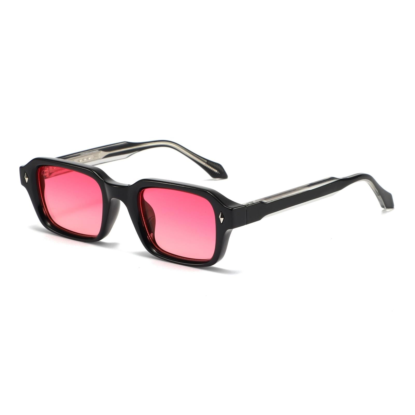 Lunettes de soleil PELIA Noir & Rose - Rivellia®