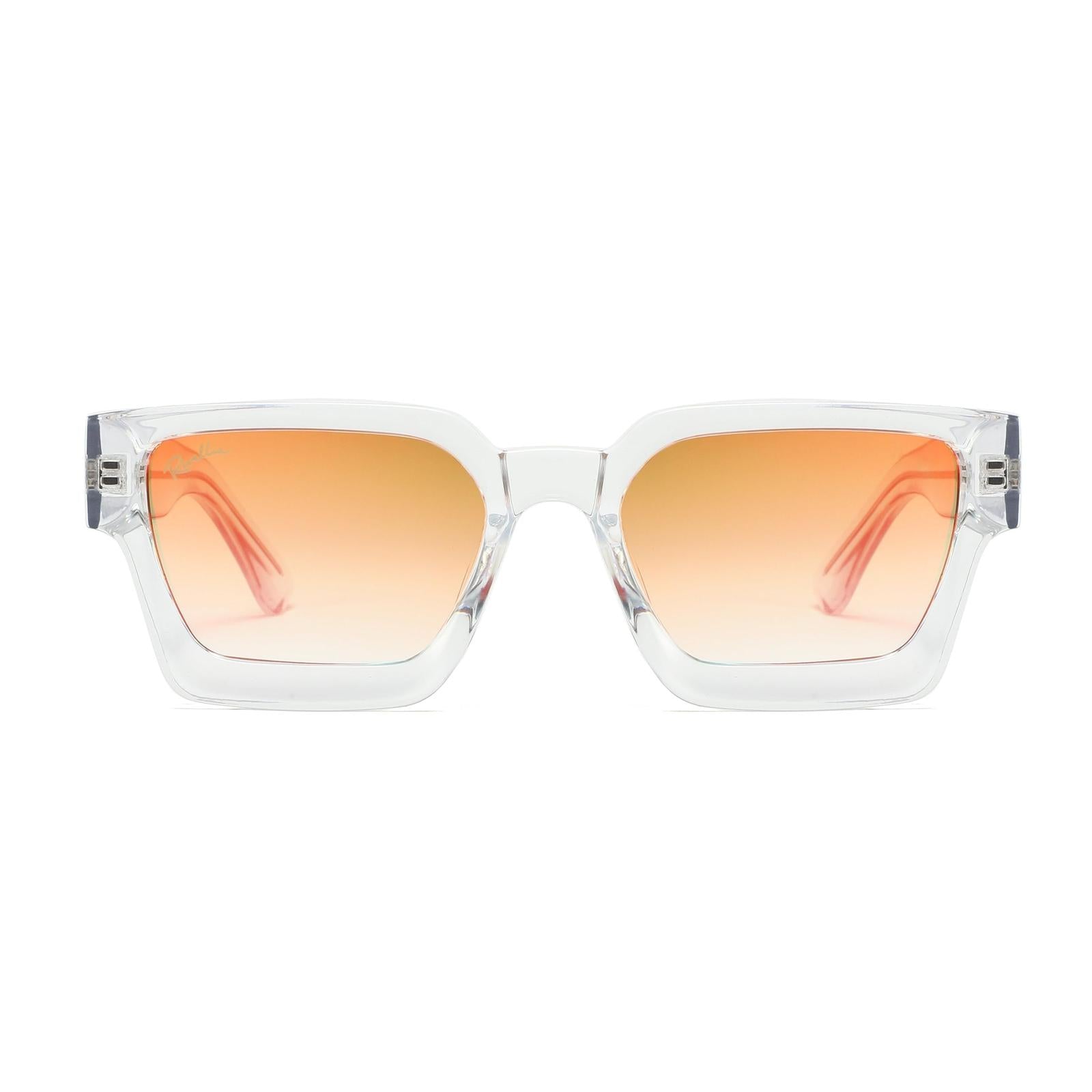 Lunettes de soleil CALYPSO Clair & Orange - Rivellia®