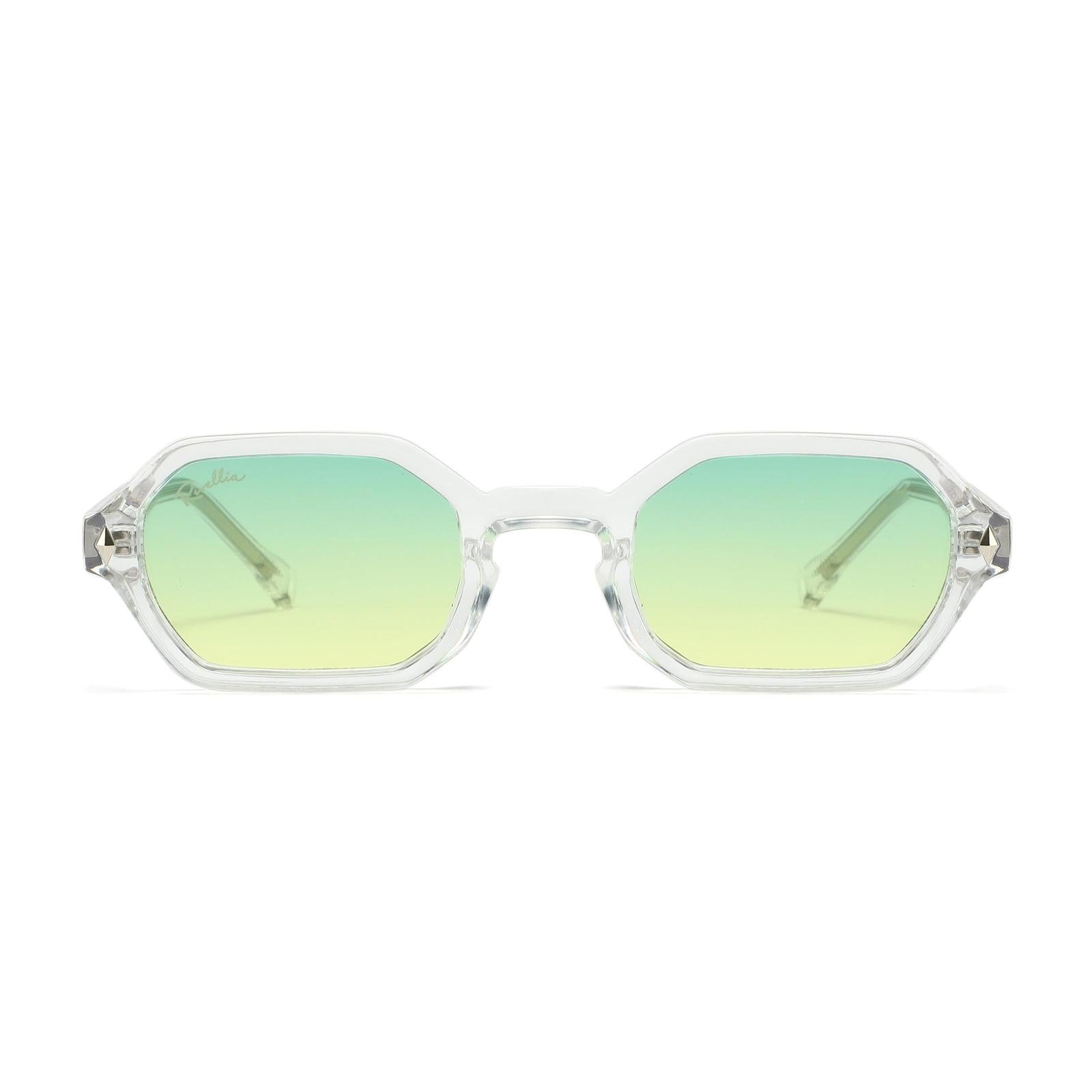 Lunettes de soleil NOREA Clair & Dégradé Vert Clair - Rivellia®