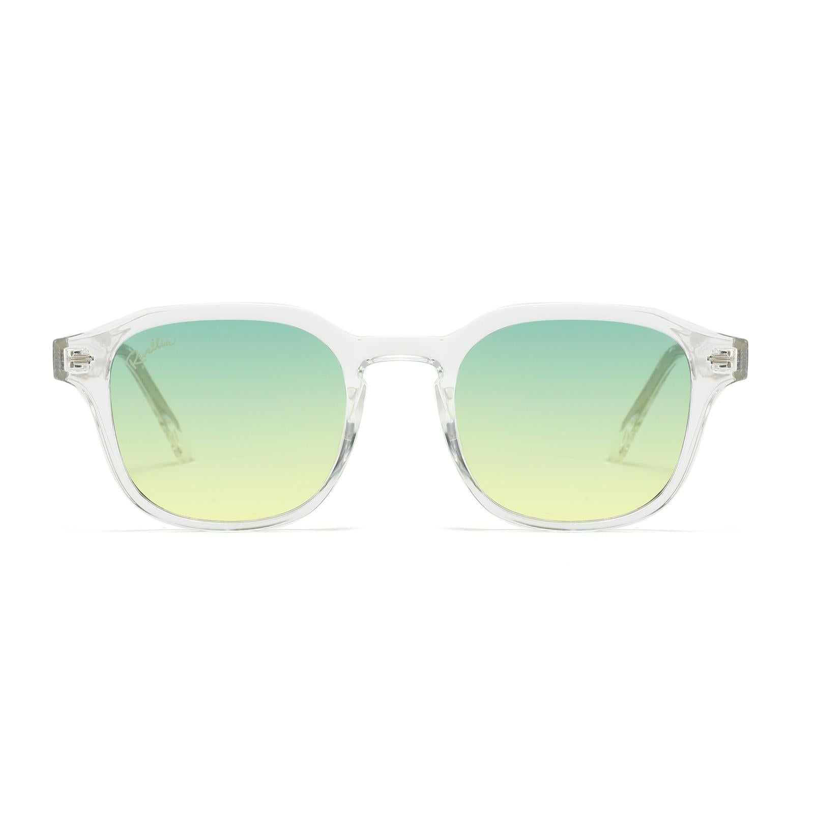 Lunettes de soleil NYRO Clair & Vert Dégradé - Rivellia®